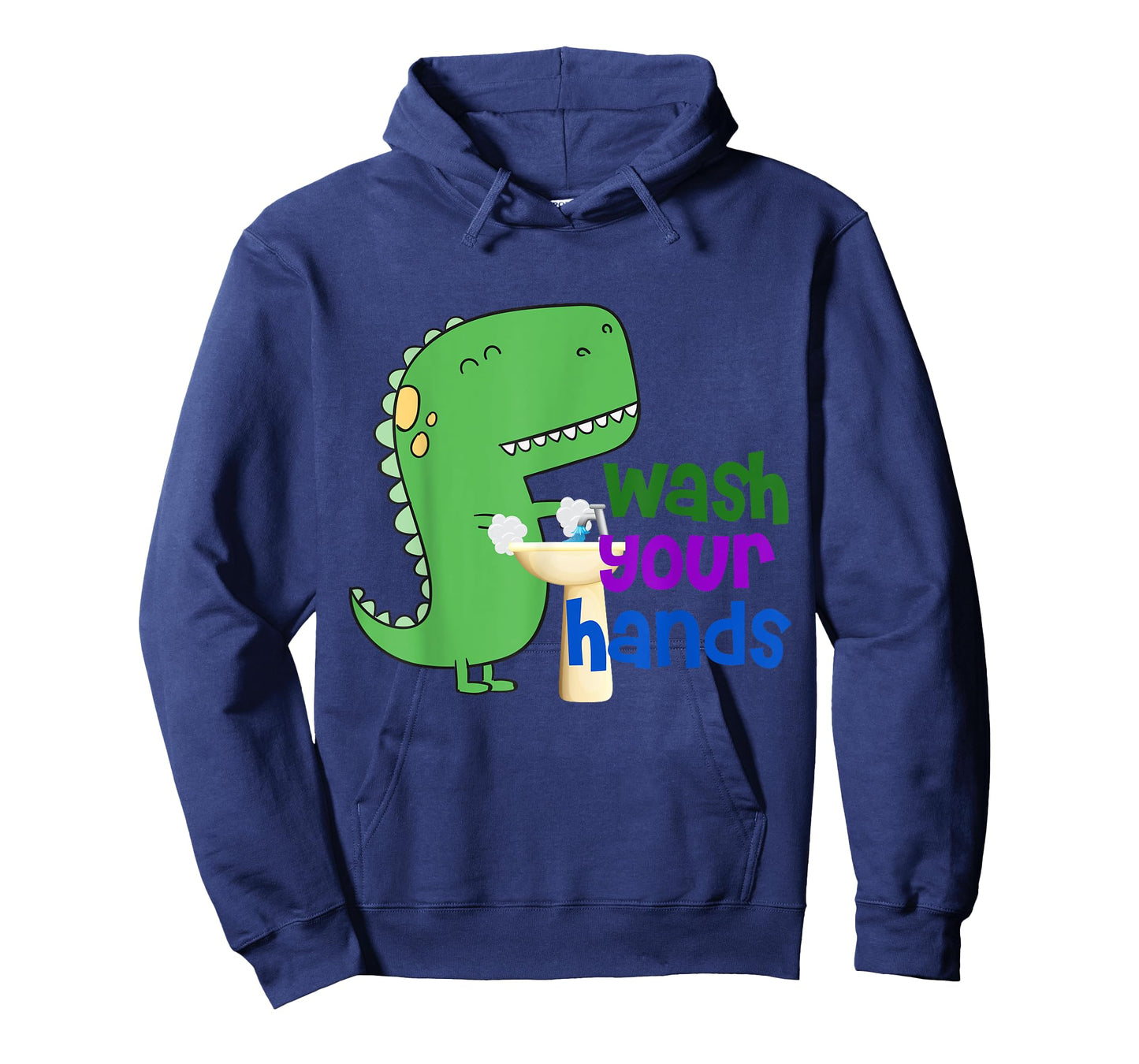 Cute Dino T-Rex Wash Your Hands T-Shirt