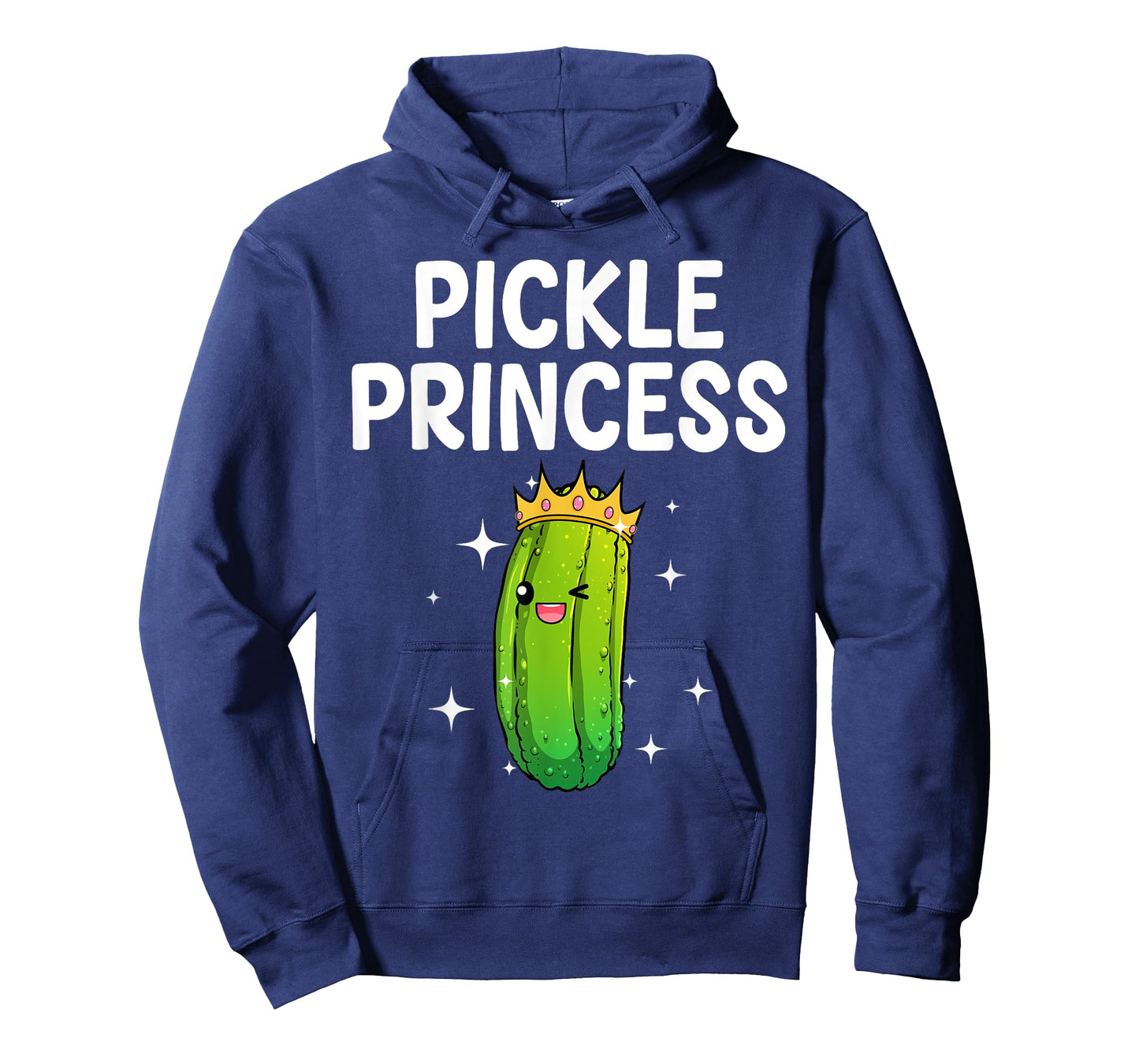 Cool Pickle Princess Art For Women Girls Dill Pickle Novelty T-Shirt