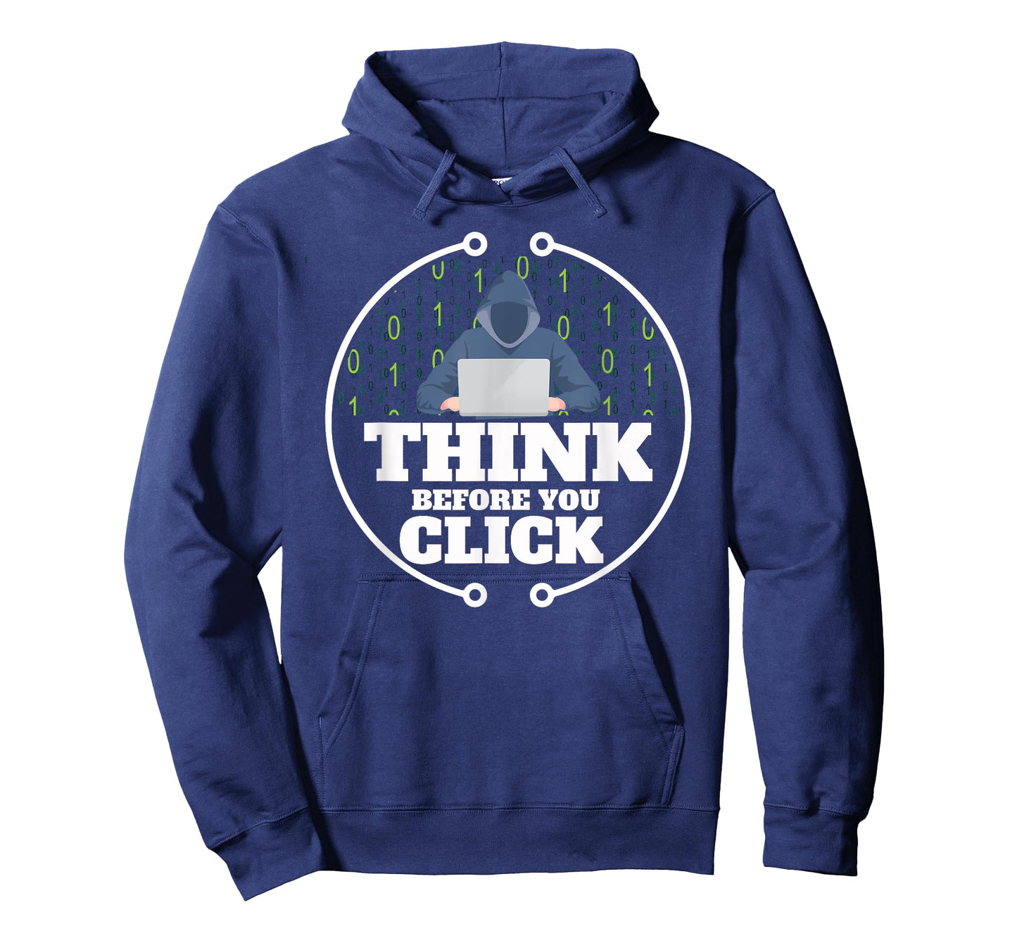 Cyber Security Think Before You Click Funny Cybersecurity T-Shirt
