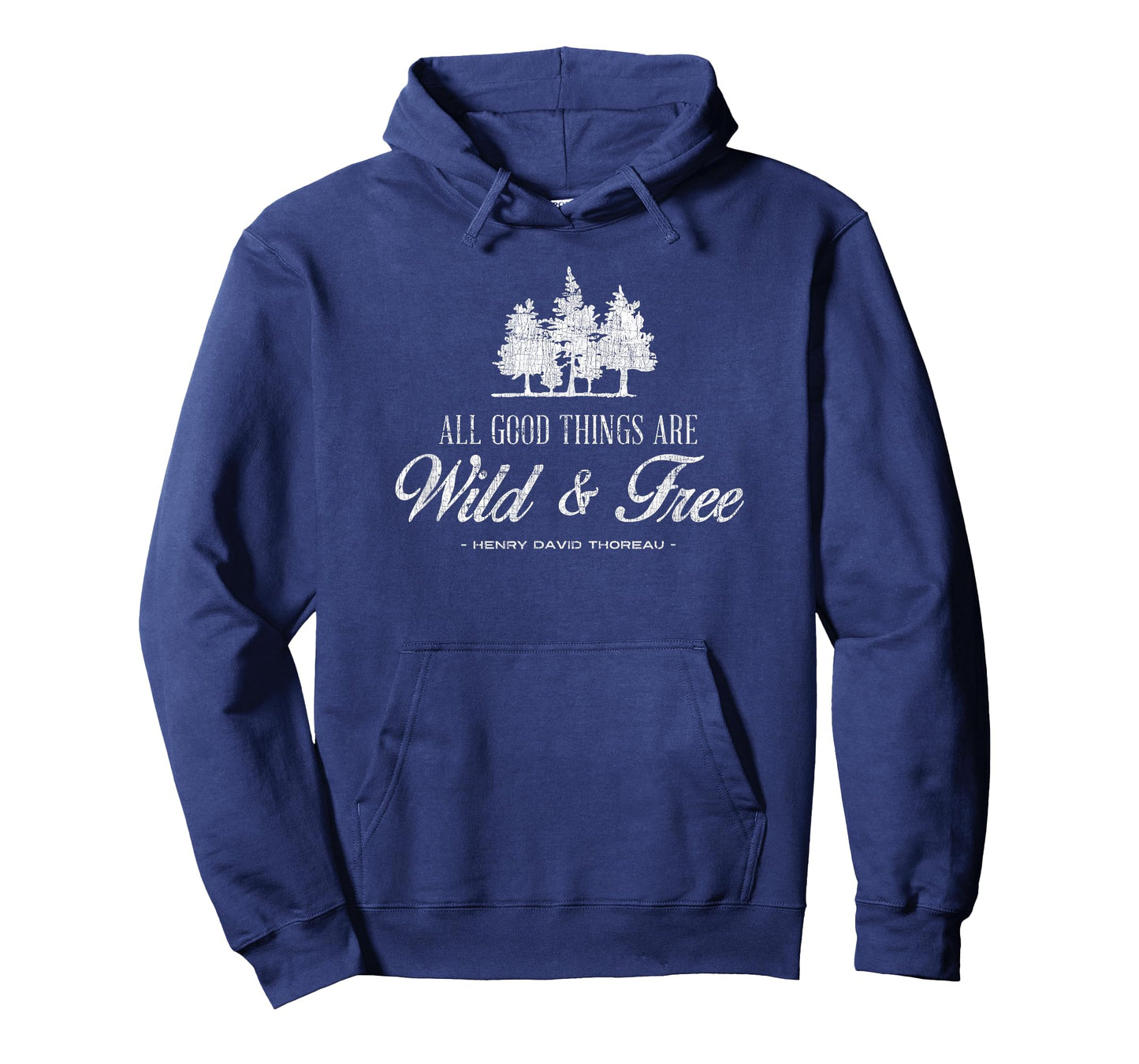 All Good Things are Wild & Free, Henry David Thoreau T-Shirt