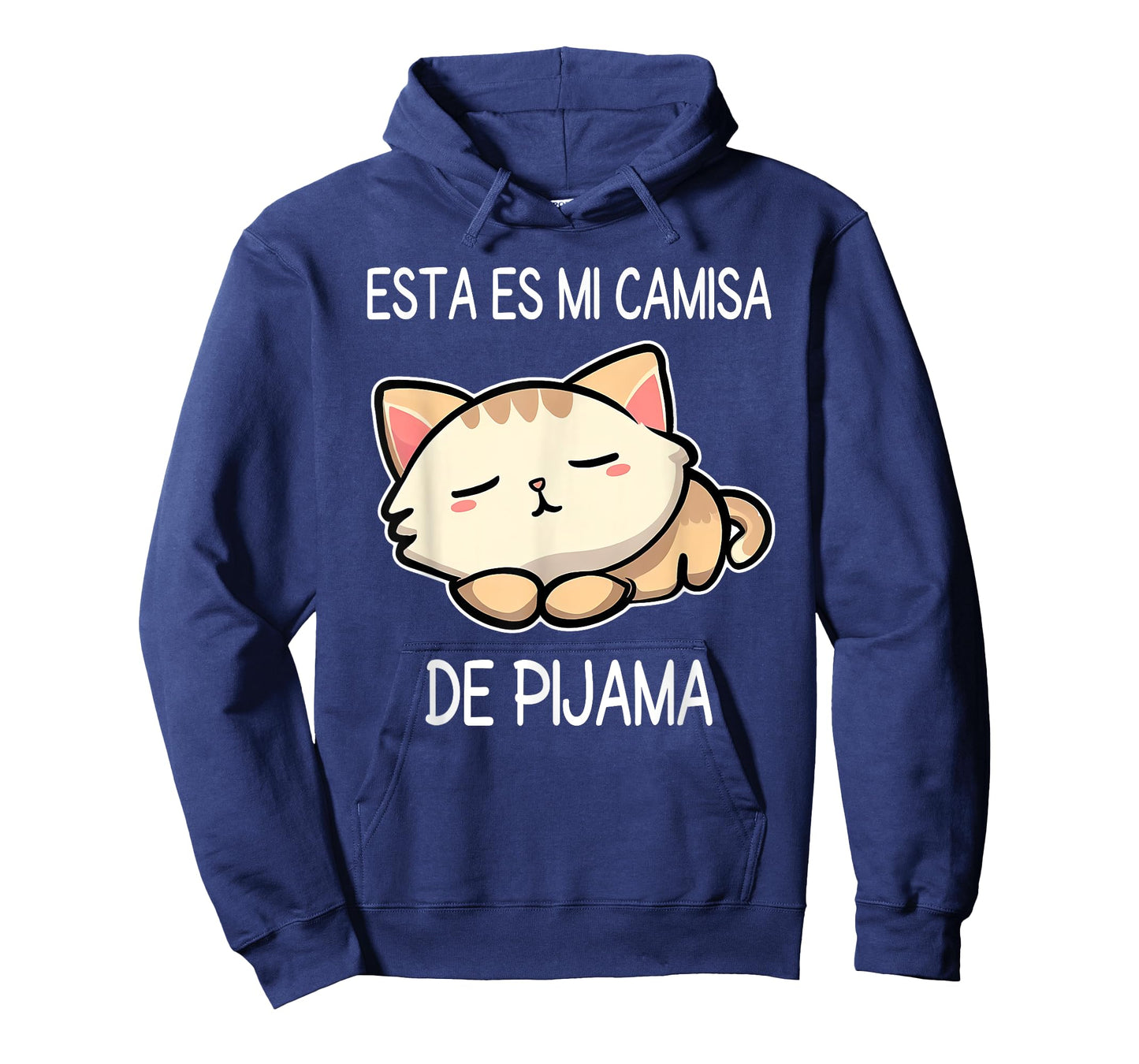 Sleepy Cat Pyjamas Spanish Pijama Cute Sleeping Cat T-Shirt for Men Women Girls Kids