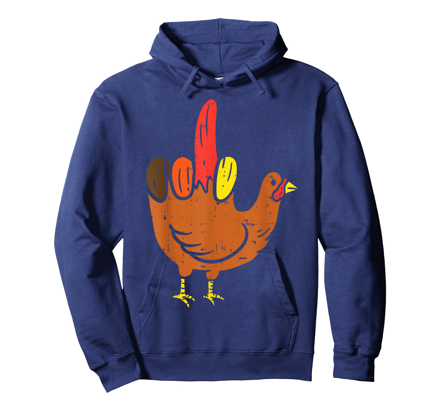 Middle Finger Hand Turkey Funny Offensive Thanksgiving Gift T-Shirt