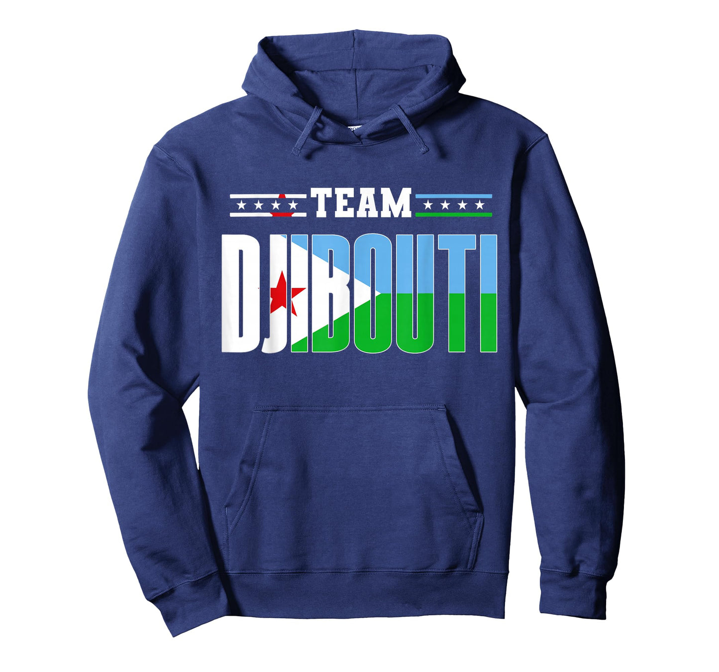Patriotic Djiboutian Flag Team Djibouti T-Shirt