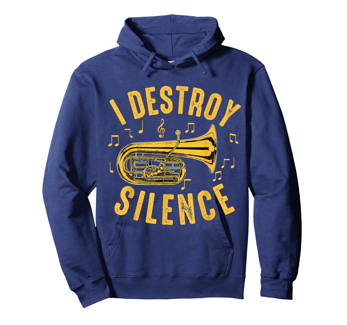 I Destroy Silence Euphonium For Funny Euphoniumist Player T-Shirt
