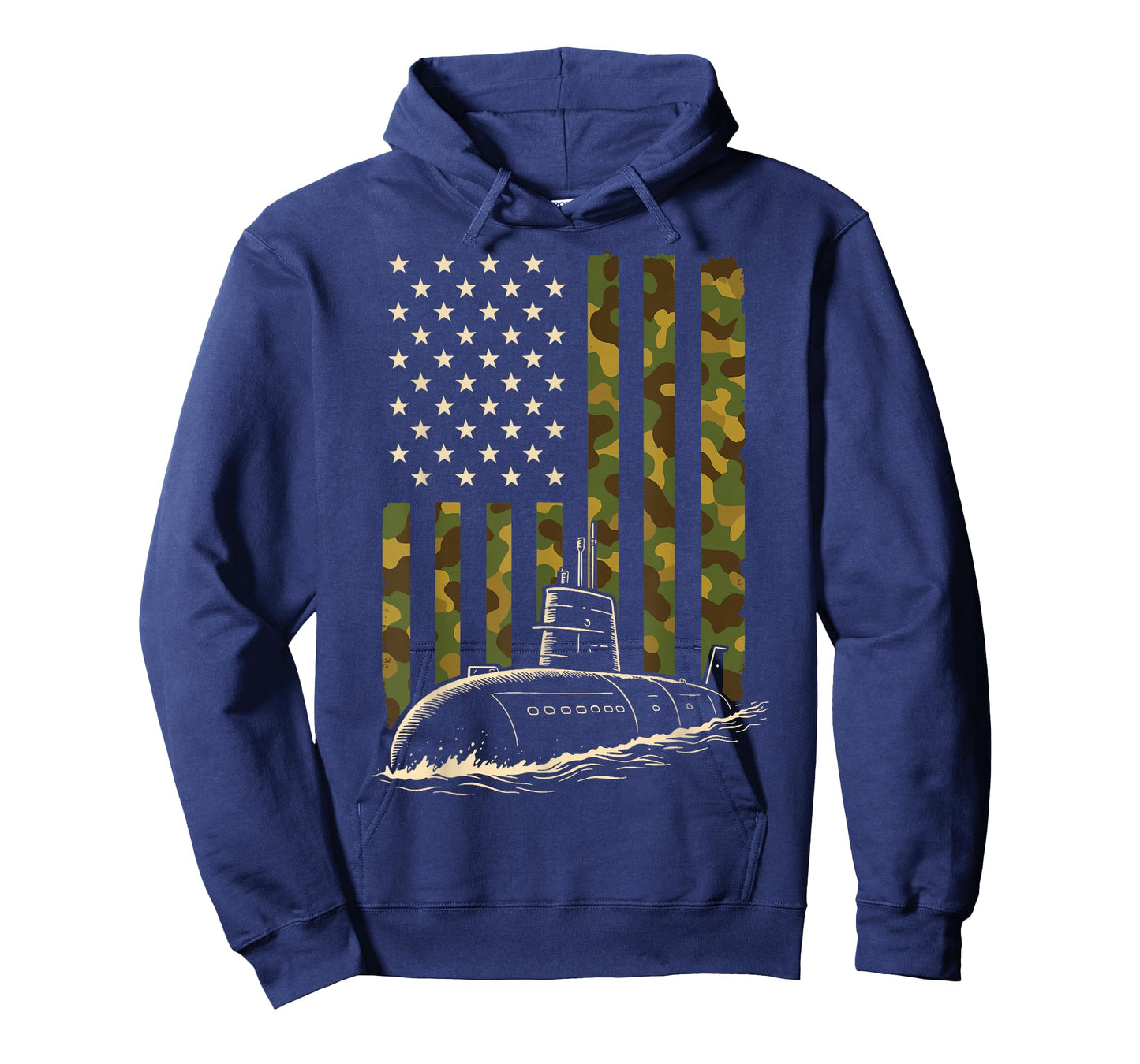 Submarine USA Flag Veteran 4th of July T-Shirt