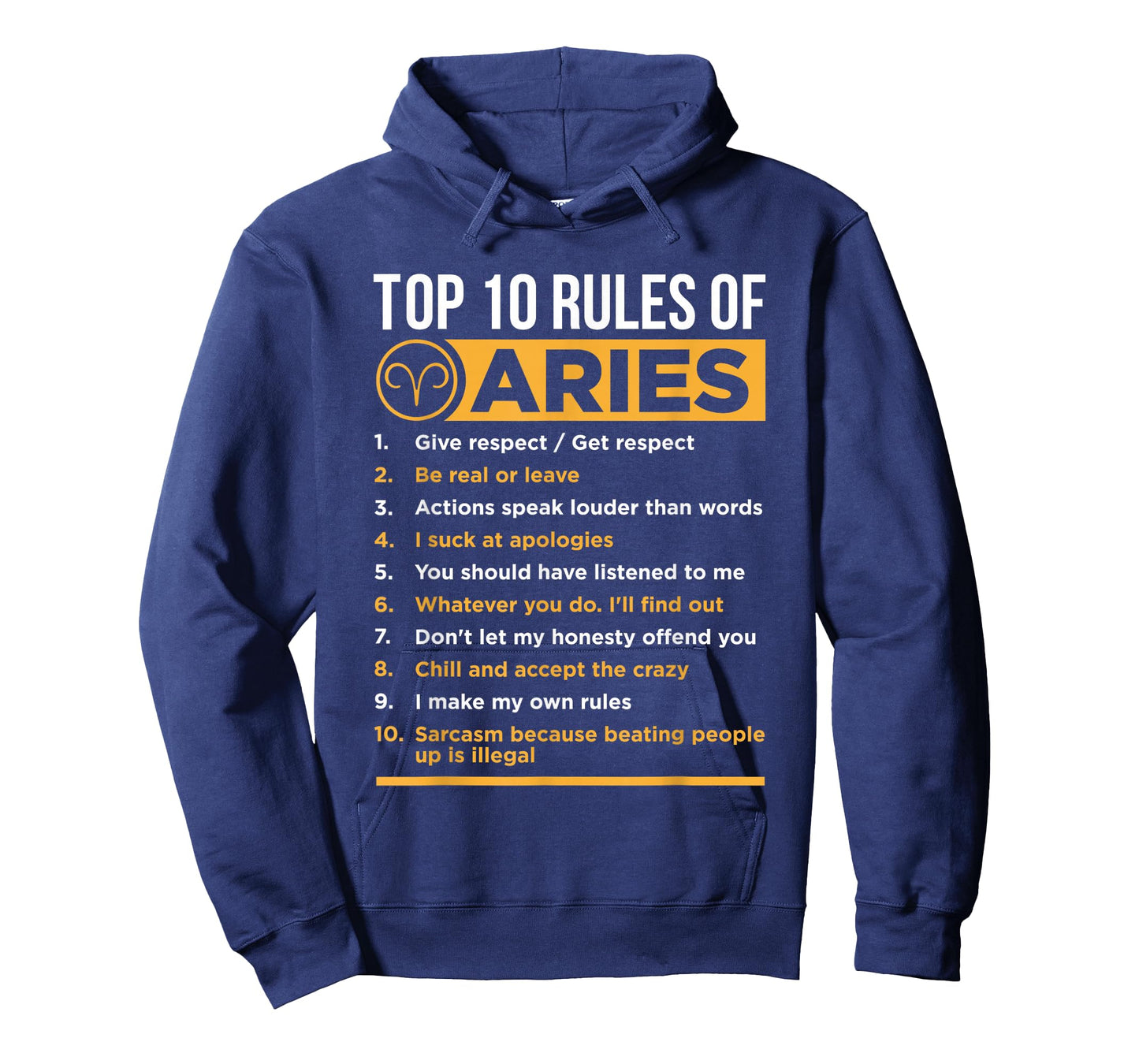 Aries Traits Facts Horoscope Zodiac Astrological Sign Gift T-Shirt Small