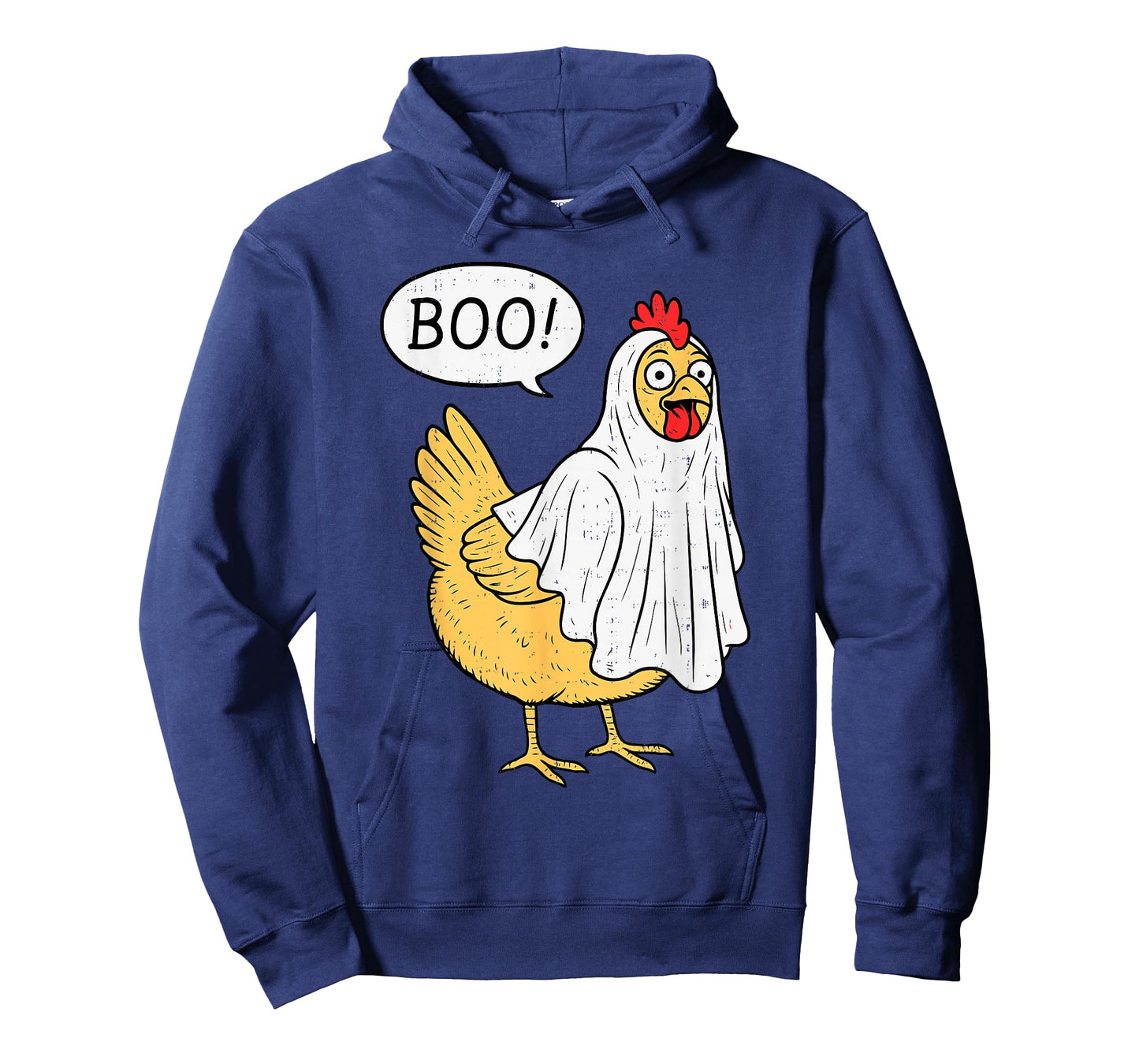 Chicken Boo Halloween Costume Farmer Boys Teens Girls Kids T-Shirt