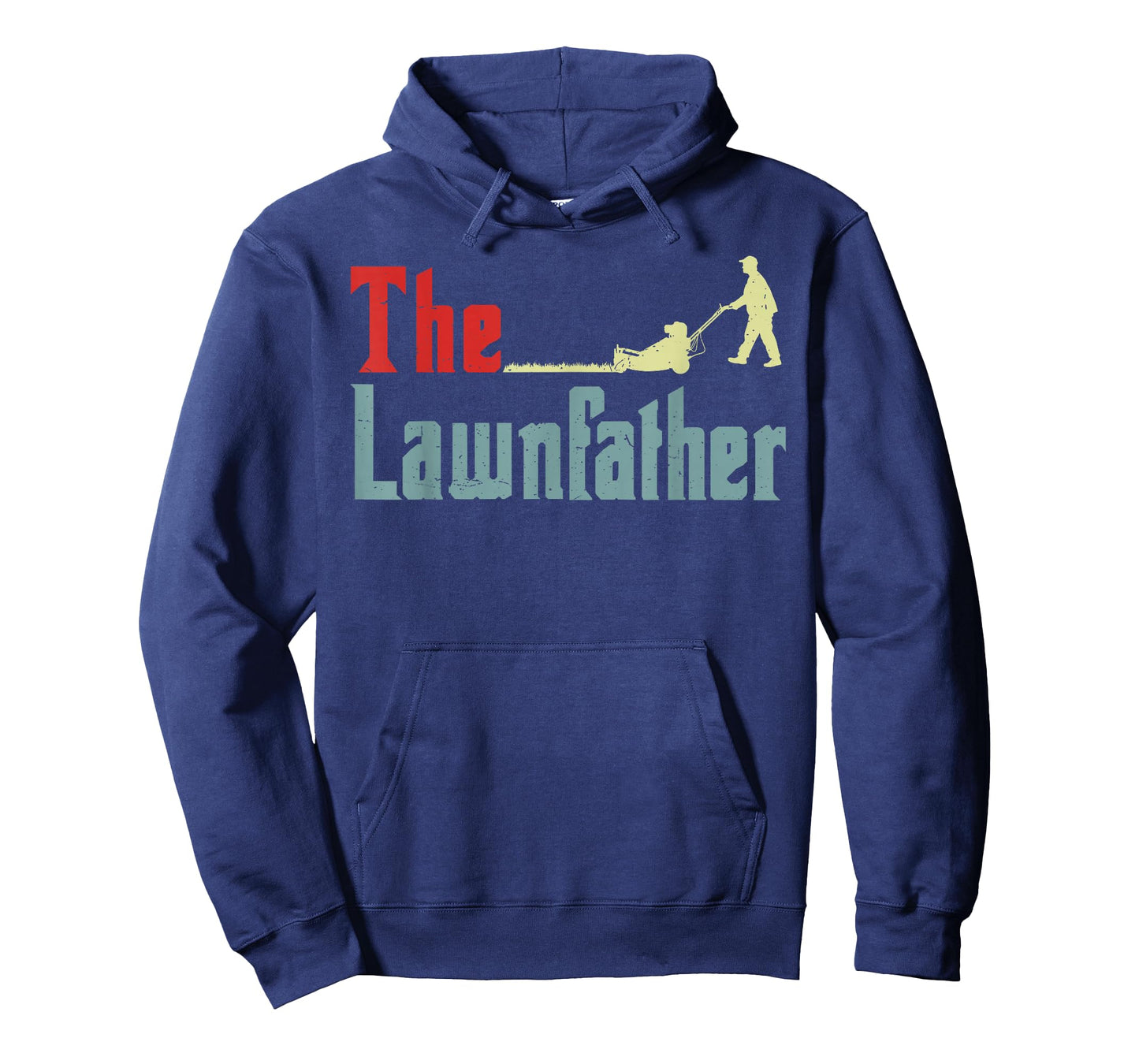 Lawn Mowing Lawnfather Dad Lawn Mower Gift Funny Gardening T-Shirt