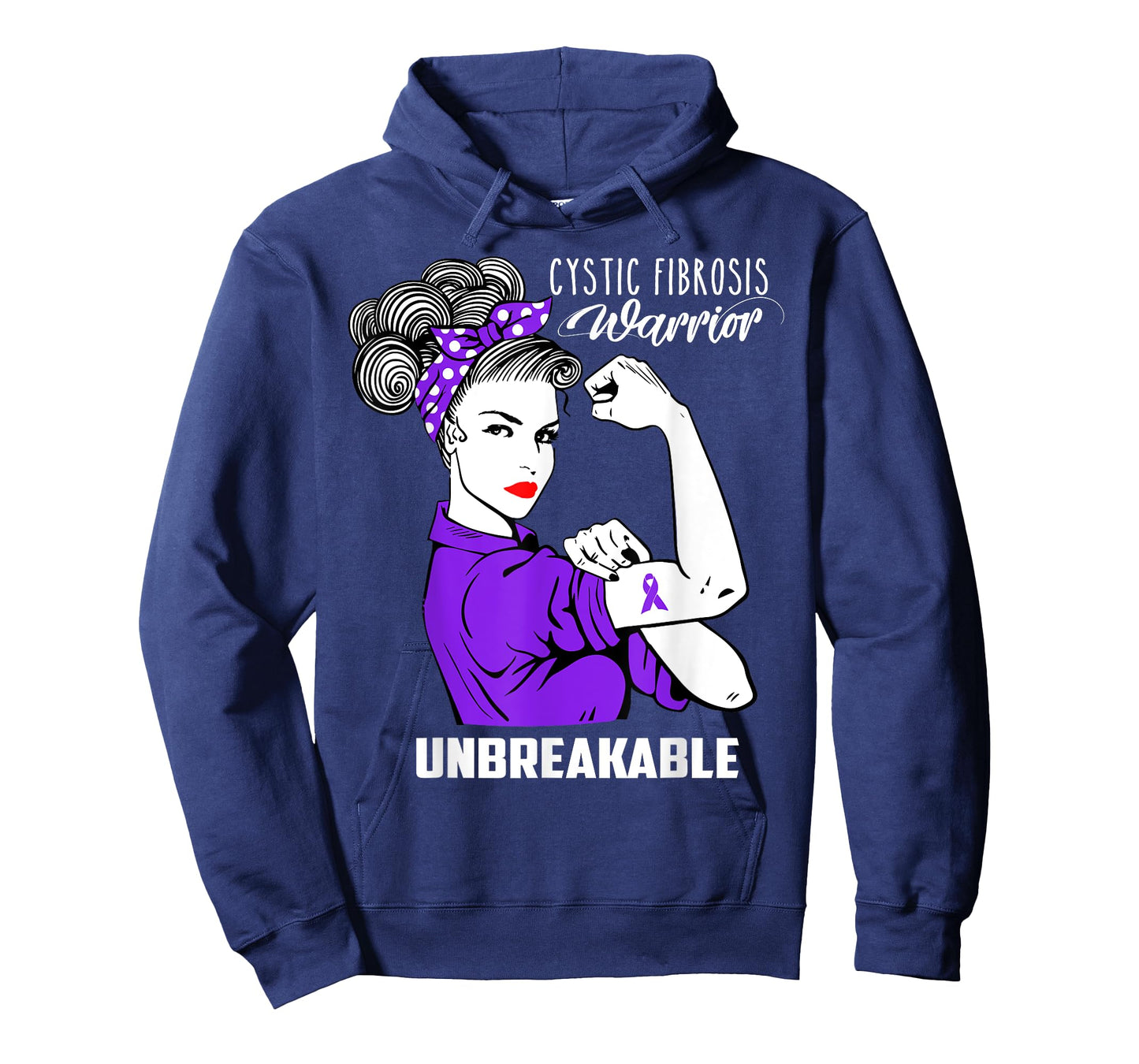 Cystic Fibrosis Warrior Unbreakable Shirt Awareness Gift T-Shirt