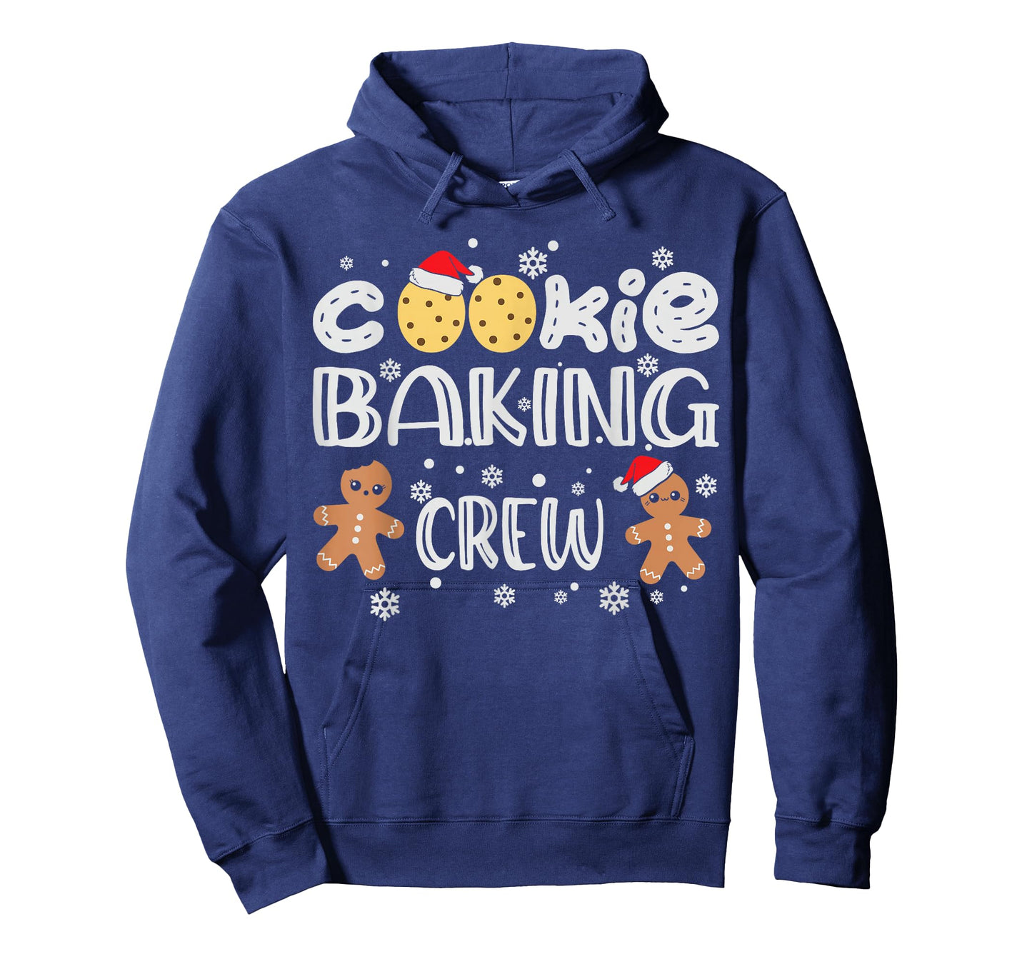 Cookie Baking Crew Gingerbread Men with Xmas Hats T-Shirt