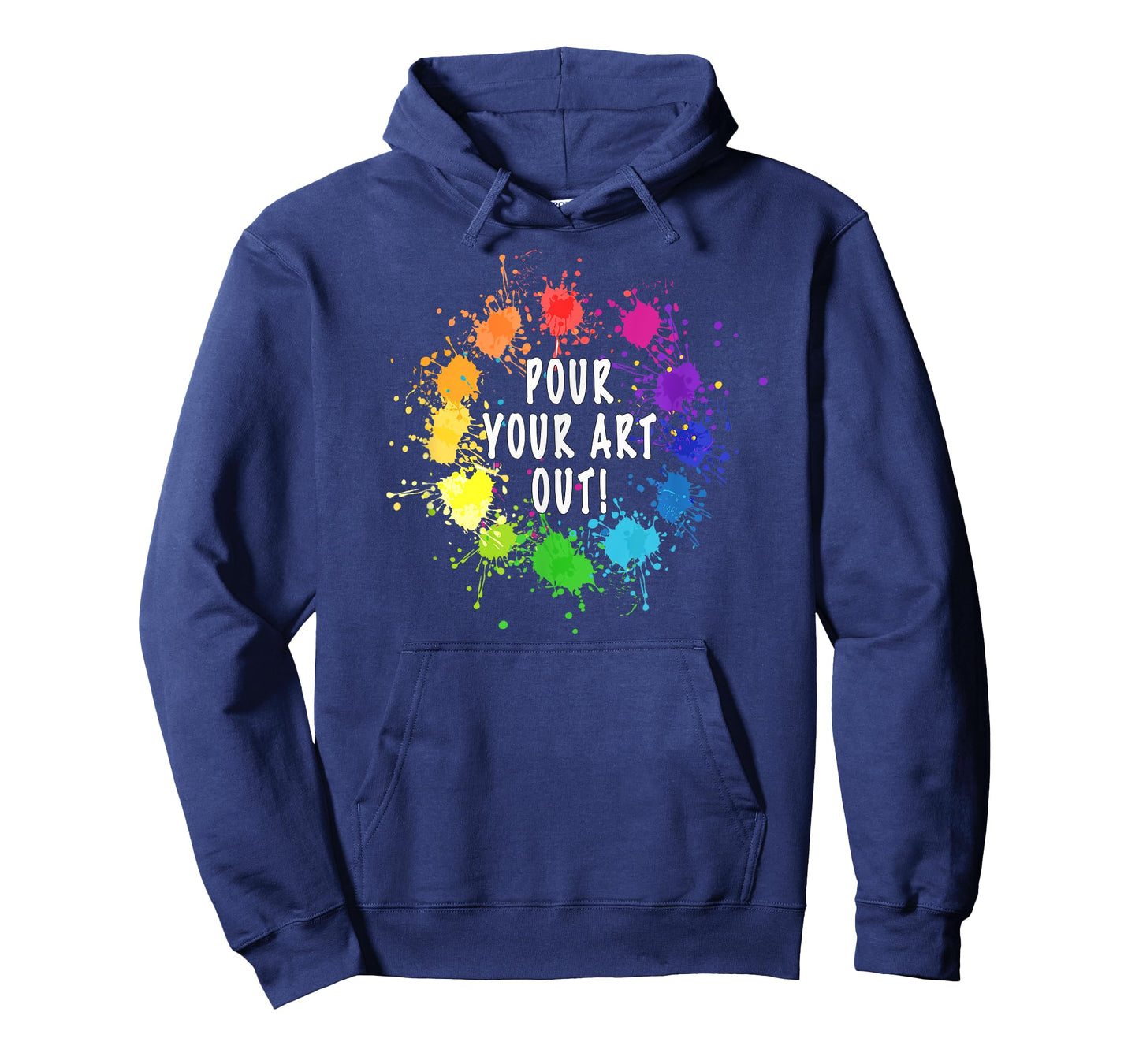 Acrylic Paint Pouring Artist Fluid Art Painter Color Wheel T-Shirt