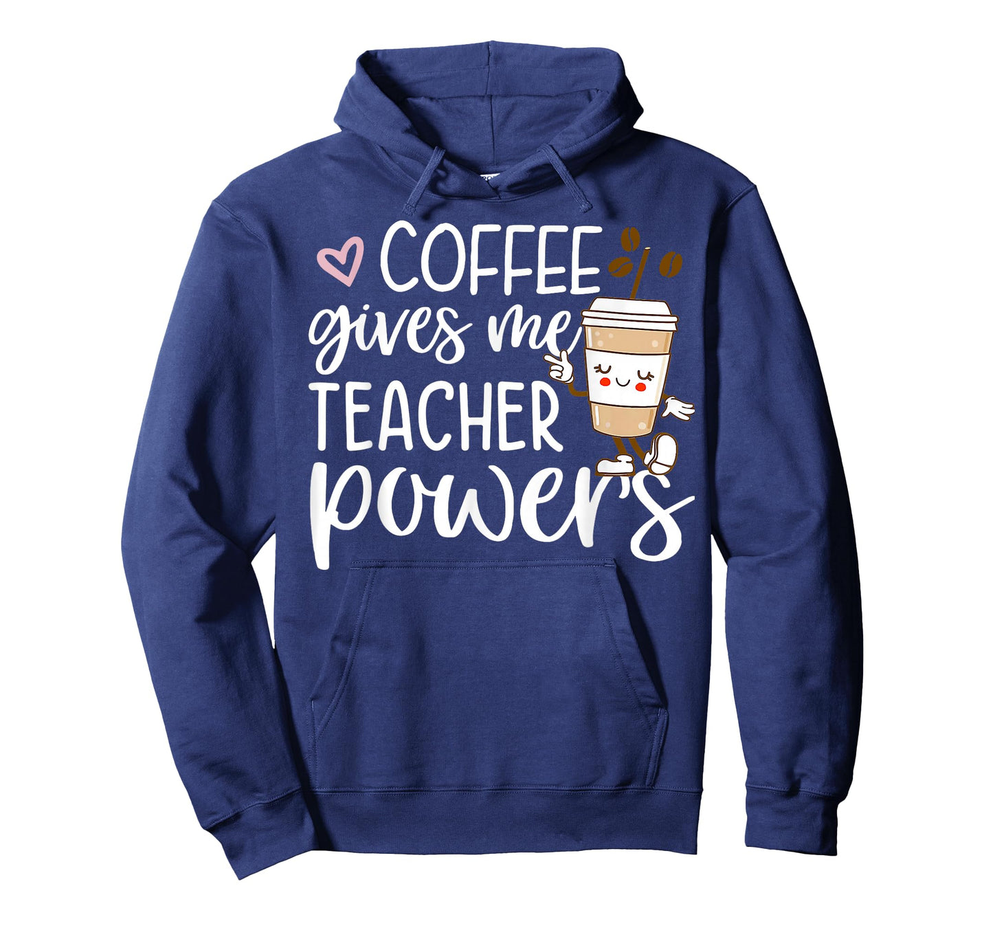 Coffee Gives Me Teacher Powers Back to School Funny Cute T-Shirt