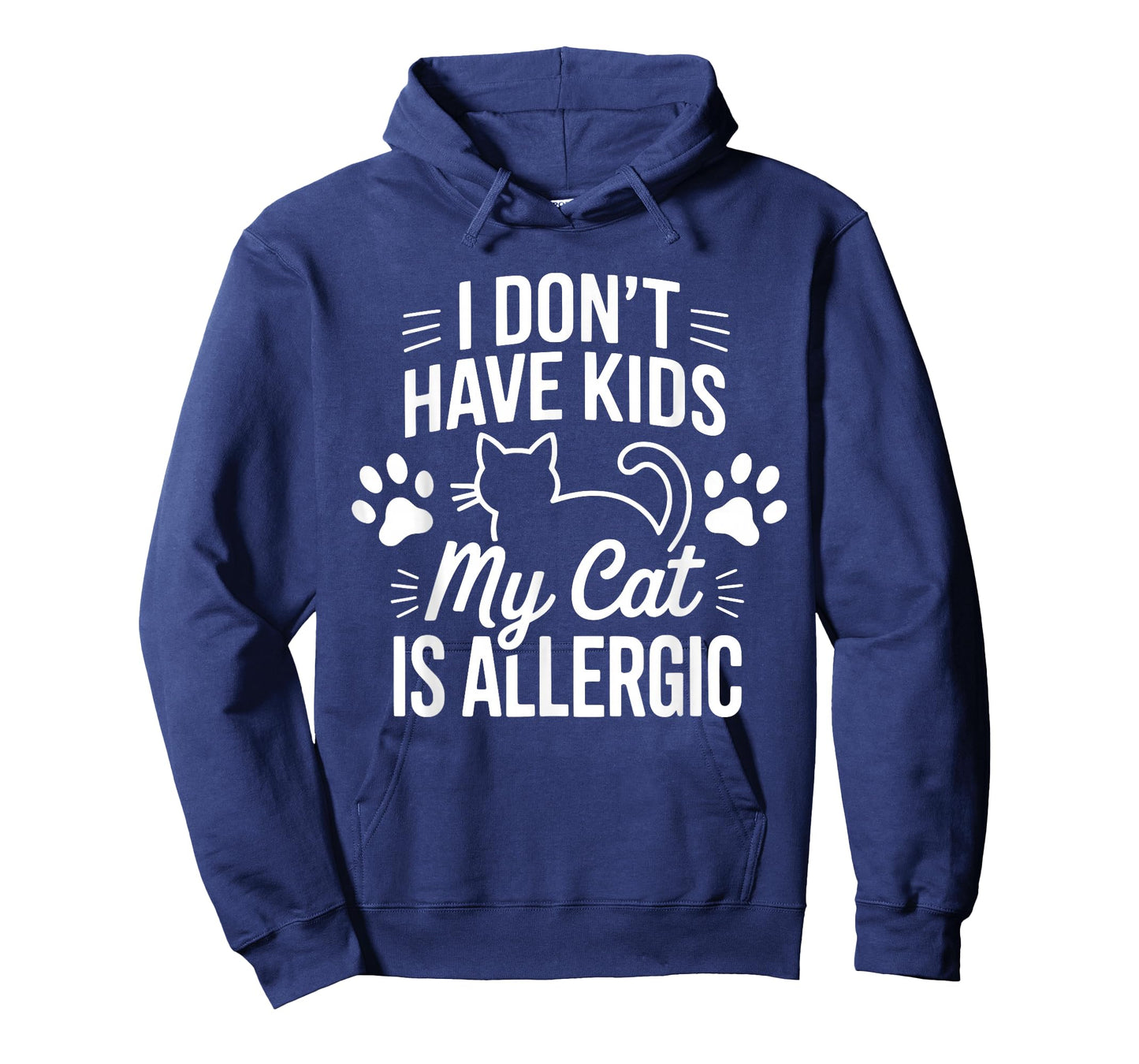 I Don't Have Kids My Cat is Allergic Funny Pet Cat Lovers T-Shirt