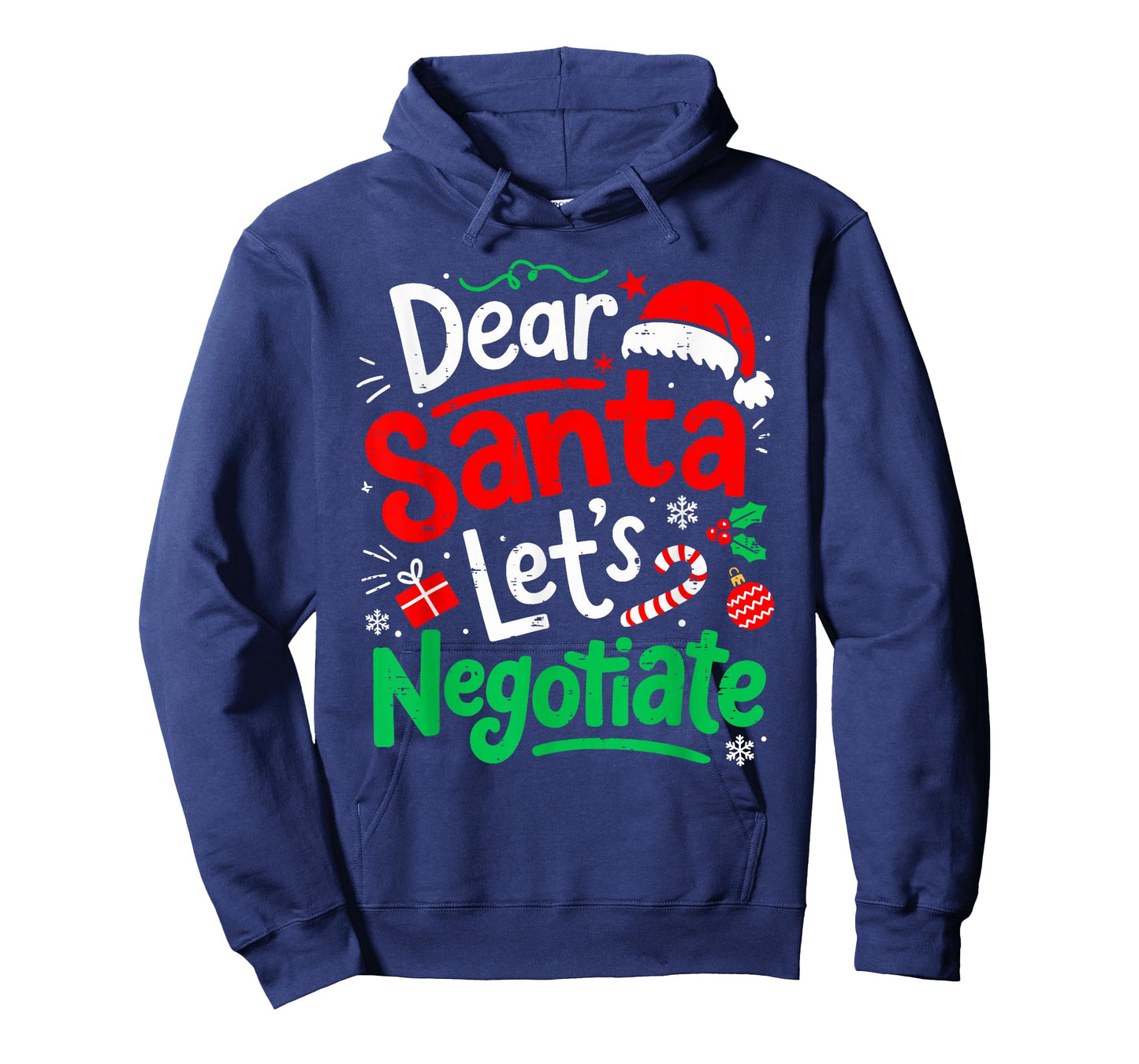 Dear Santa Lets Negotiate Christmas Kids Men Women Boys Xmas T-Shirt