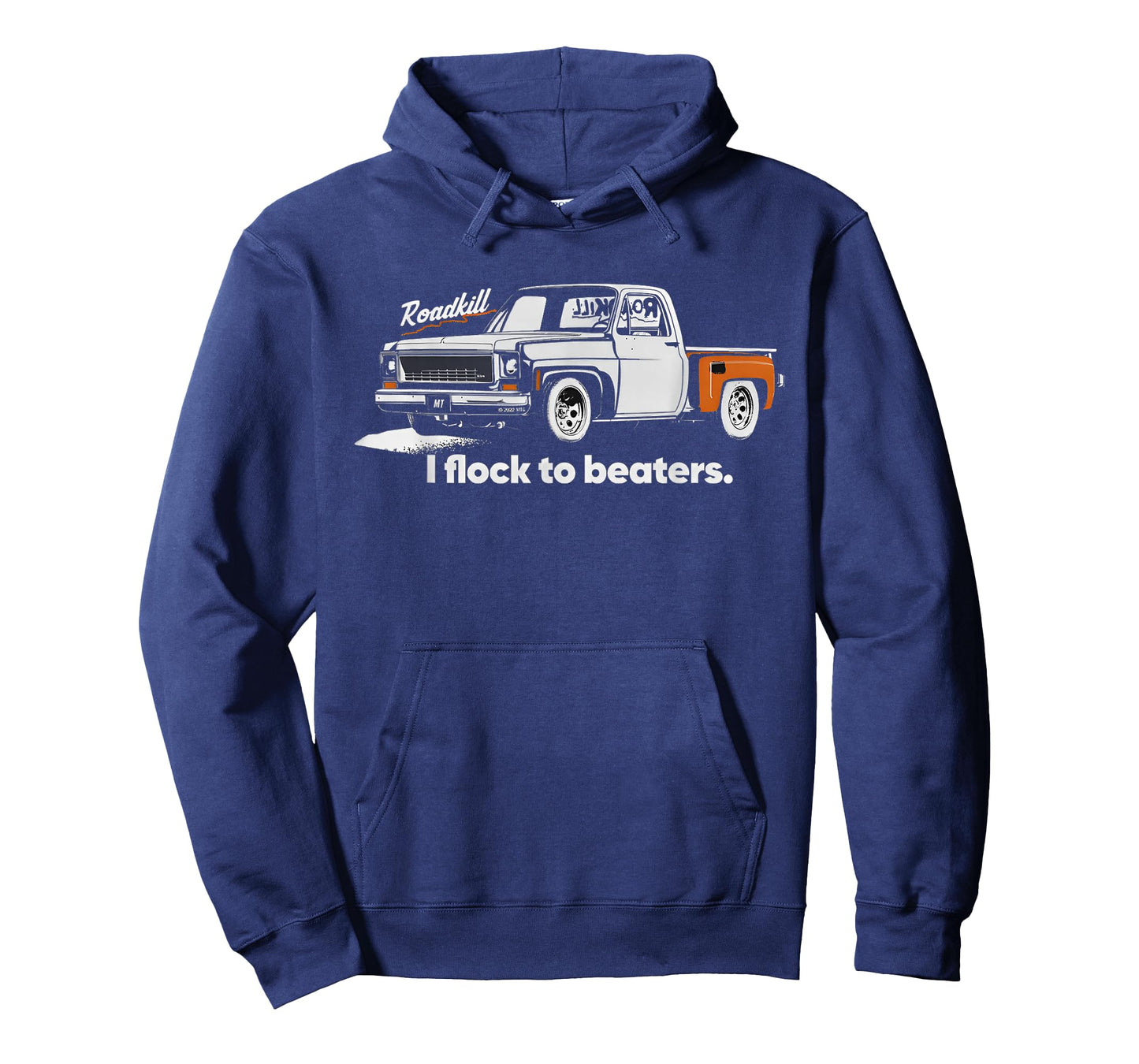 Roadkill I Flock to Beaters Adult T-Shirt