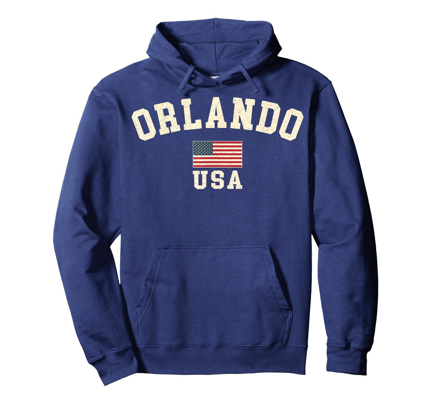 Vintage Orlando USA American Flag Florida Souvenir Retro T-Shirt