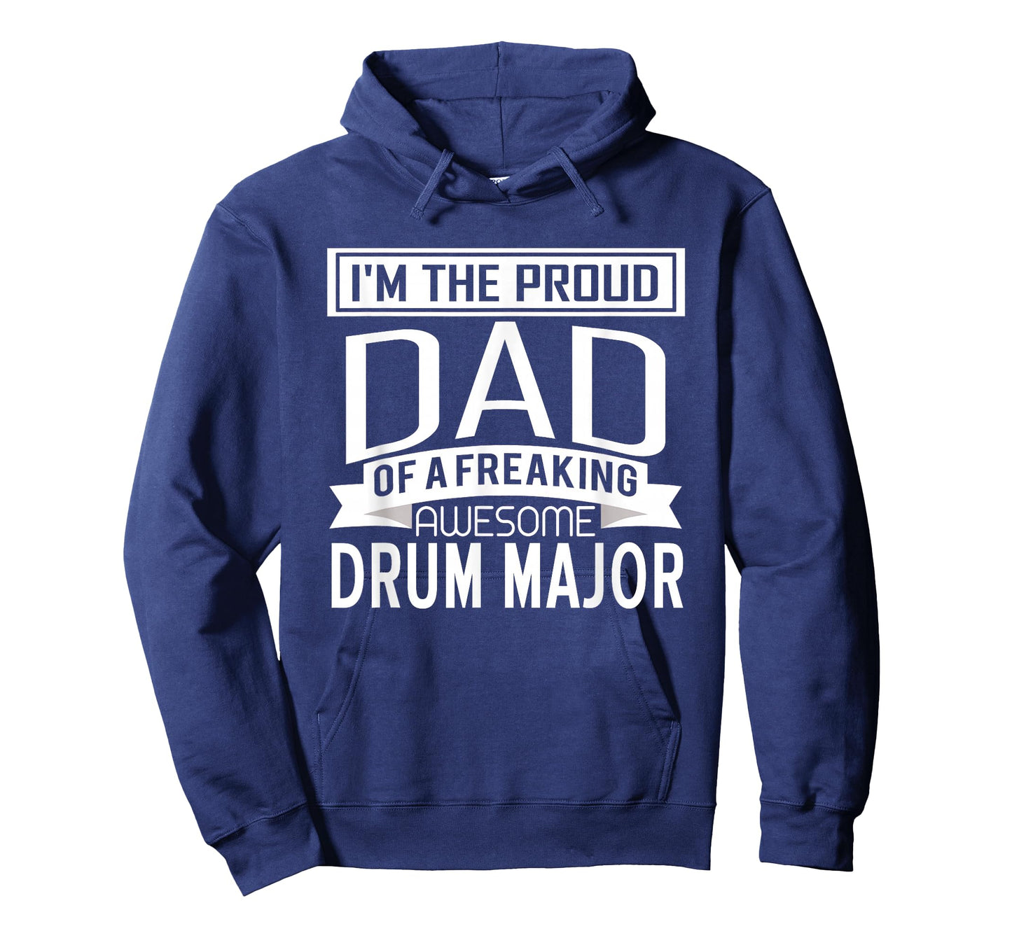 Proud Dad Awesome Drum Major Marching Band Fathers Gift T-Shirt