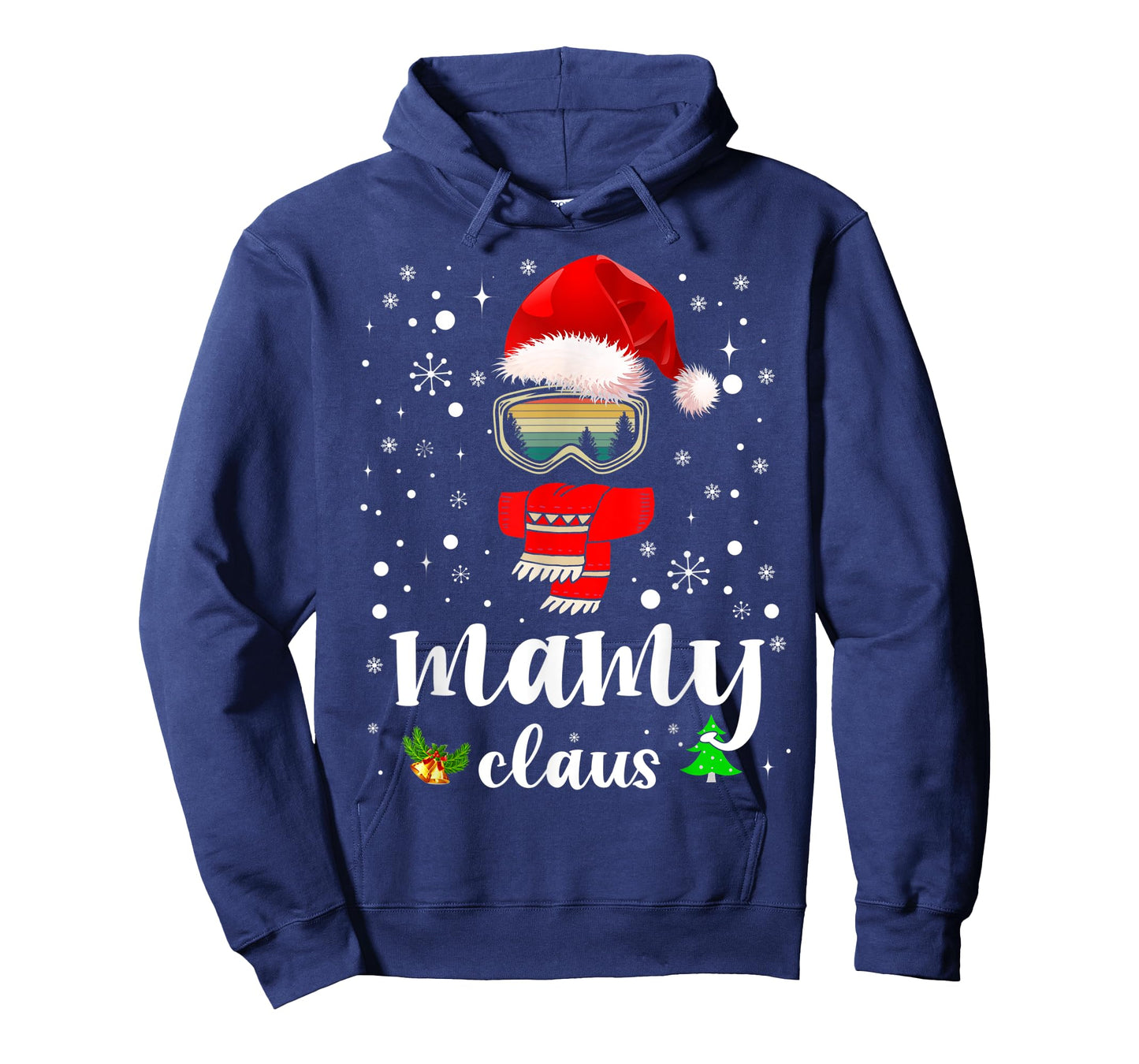 Mamy Claus Santa Claus Funny Xmas Gift For Mom Grandma T-Shirt