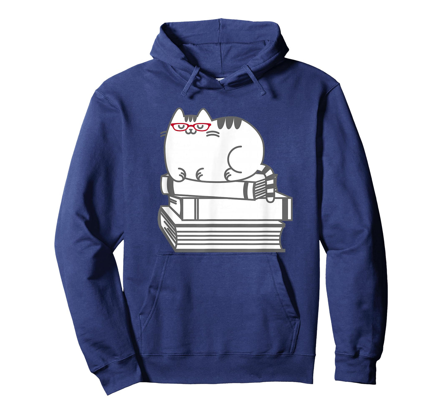 Cute Book Nerd Cat T-Shirt - Funny Nerdy Kitten Shirt T-Shirt
