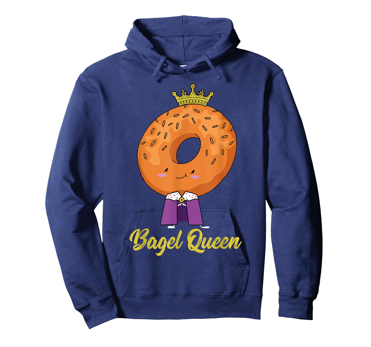 Bagel Lover Breakfast Bakery Food Funny Baking Bagel Queen T-Shirt