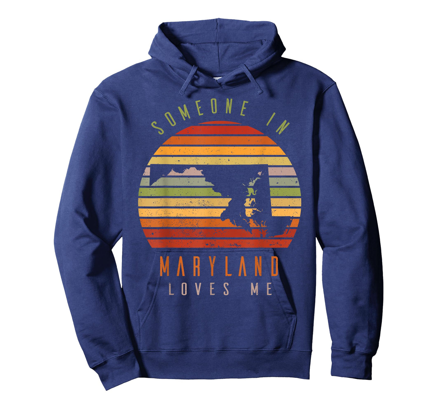 Someone In Maryland Loves Me Vintage State Retro T-Shirt