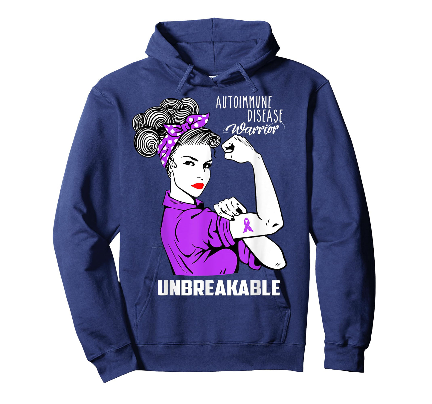 Autoimmune Disease Warrior Unbreakable Shirt Awareness Gift T-Shirt