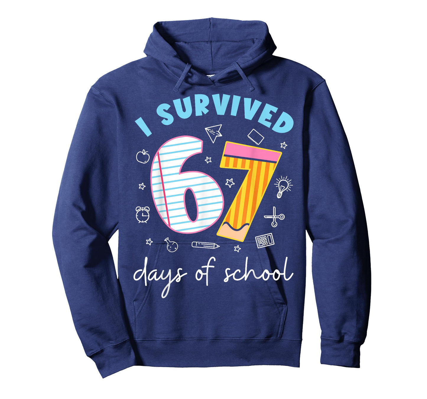 I Survived 67 Days of School Six Seven Meme Teachers Kids T-Shirt