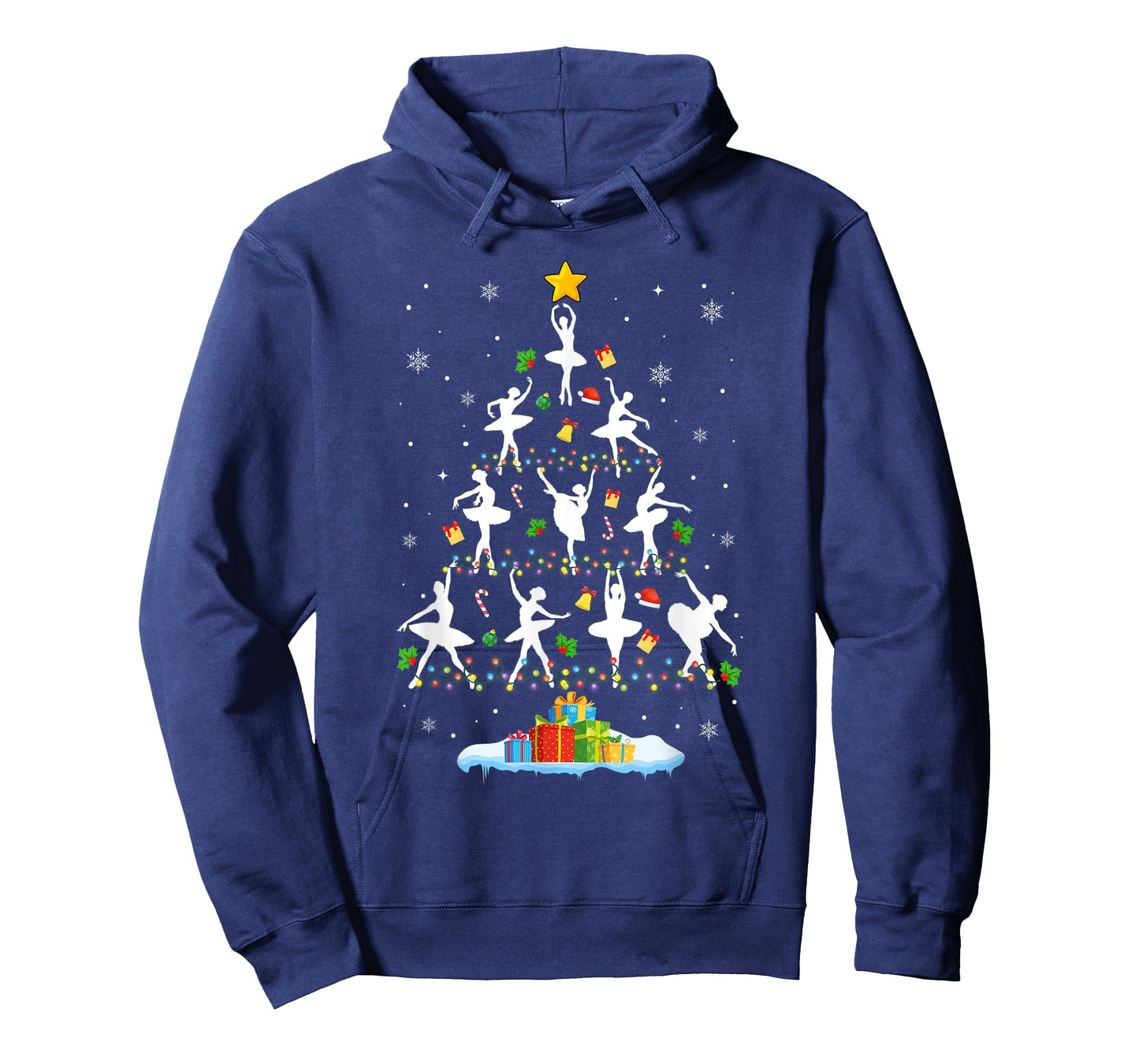 Ballet Christmas Tree Merry Christmas Ballet Dancer T-Shirt
