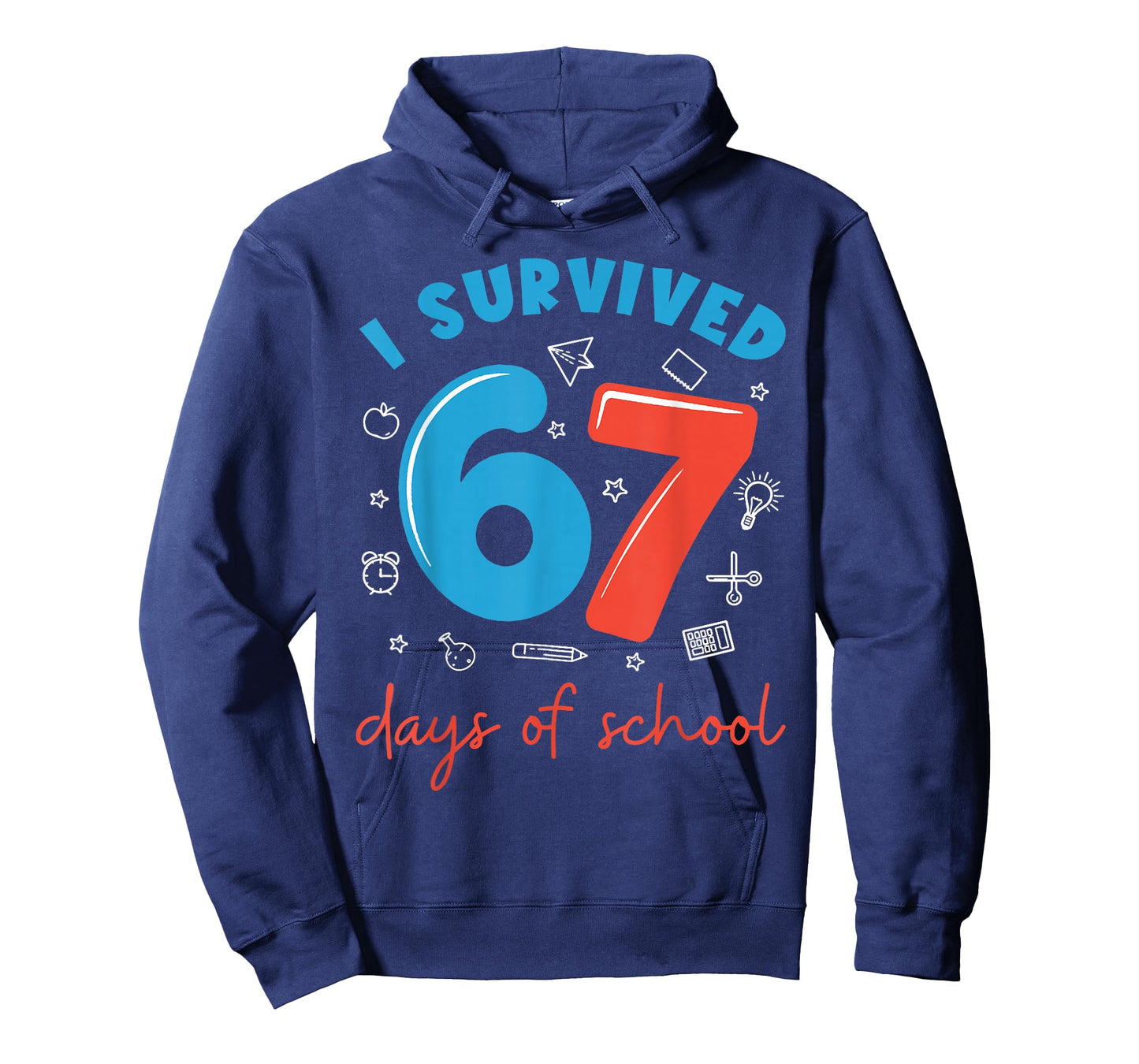 I Survived 67 Days of School Funny 6 7 Meme Teacher Student T-Shirt