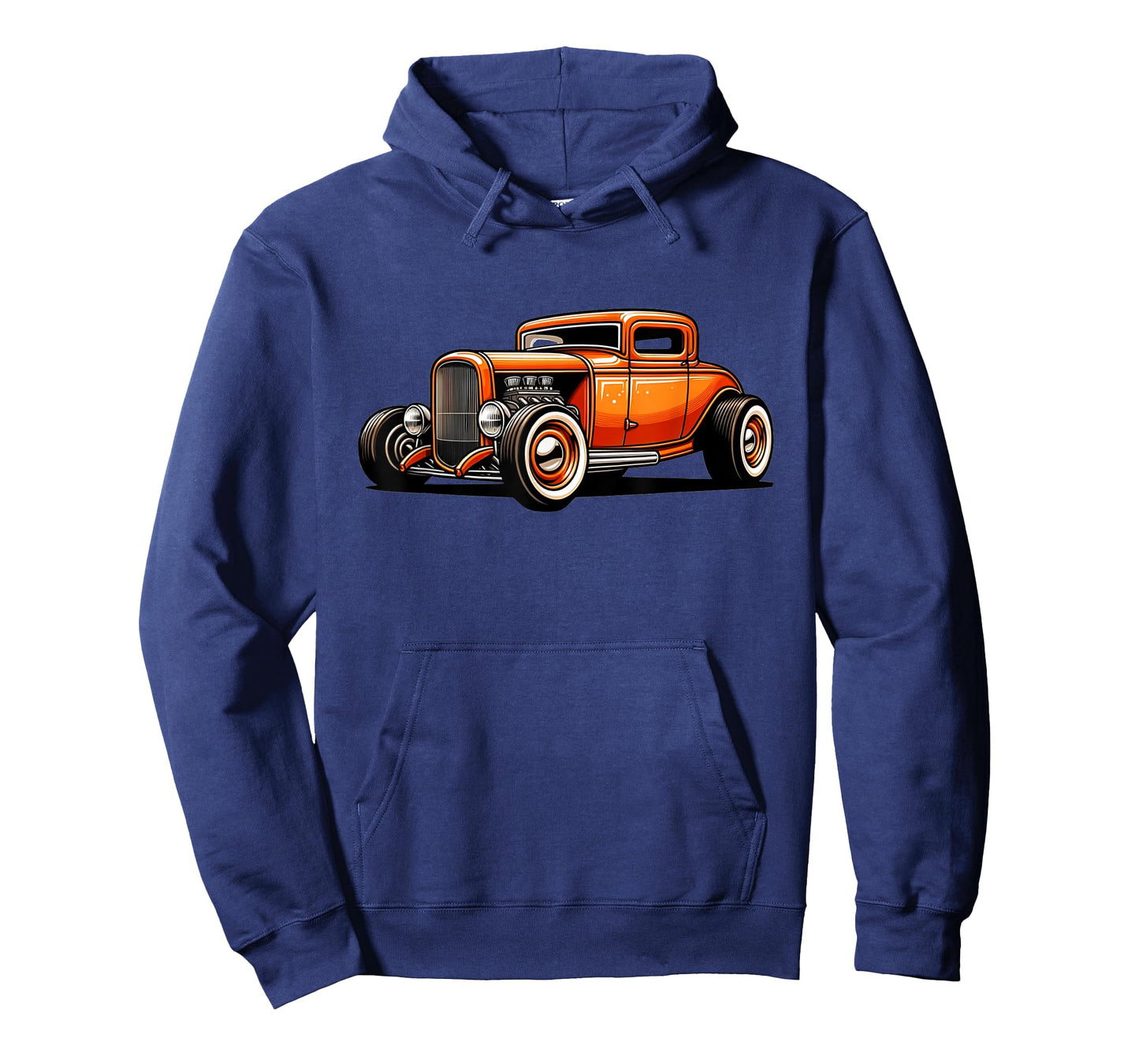 Classic Hot Rod Retro Vintage Custom Hotrod Car Illustration T-Shirt