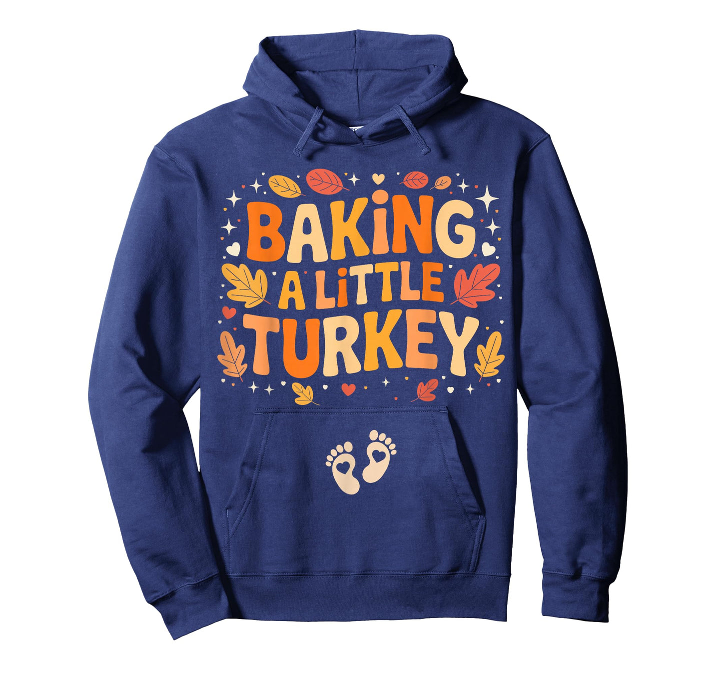 Baking A Little Turkey Thanksgiving Pregnancy Announcement T-Shirt