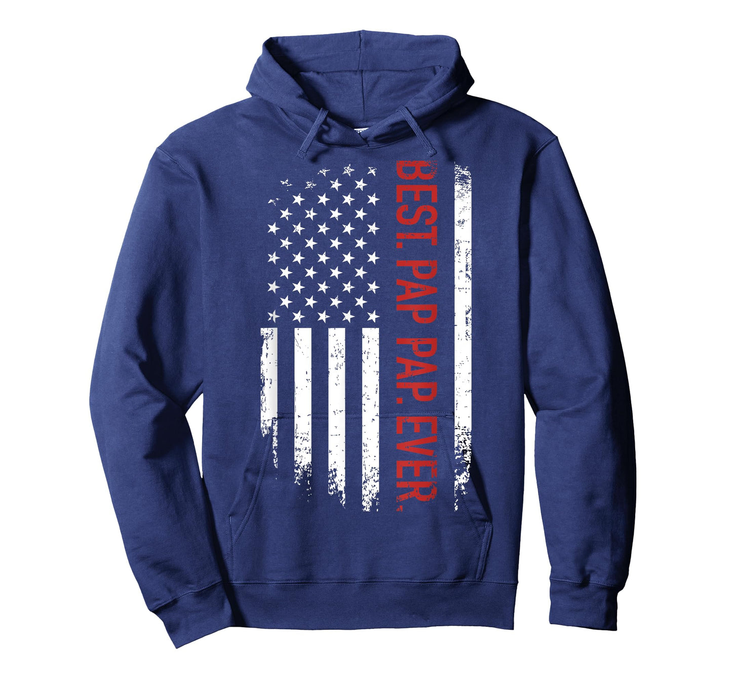 Best pap pap ever with us american flag for father's day T-Shirt for Men