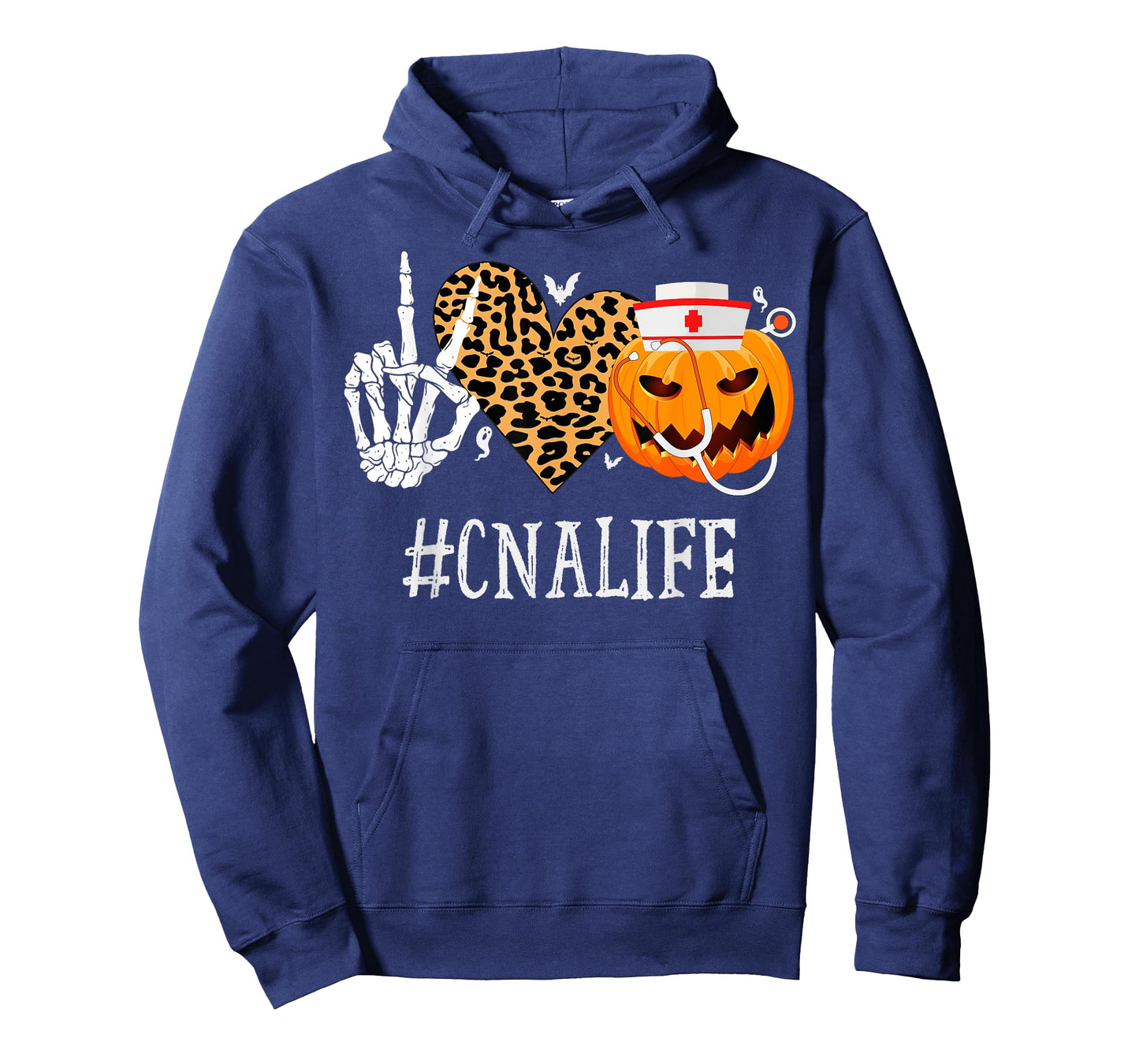 CNA Certified Nursing Assistant Peace Love Pumpkin Halloween T-Shirt