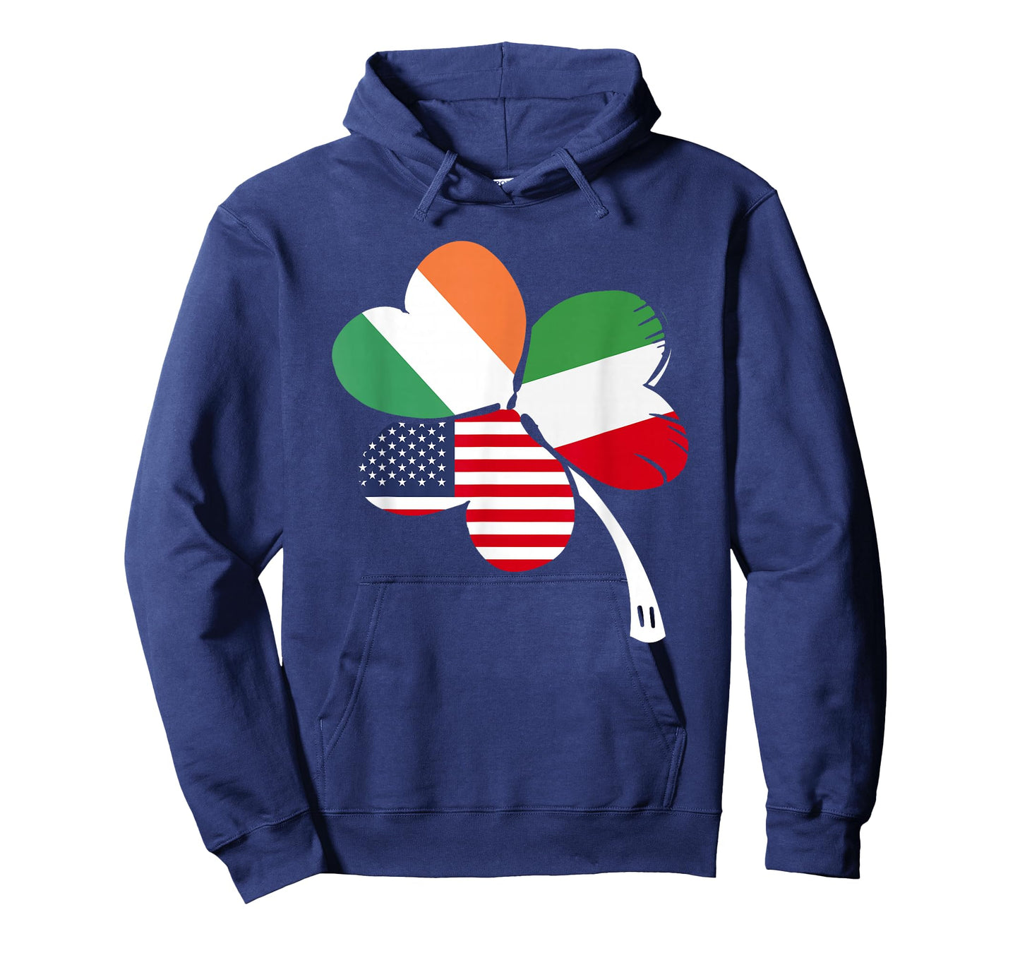 Irish Italian American Flag USA St. Patrick's Day T-Shirt