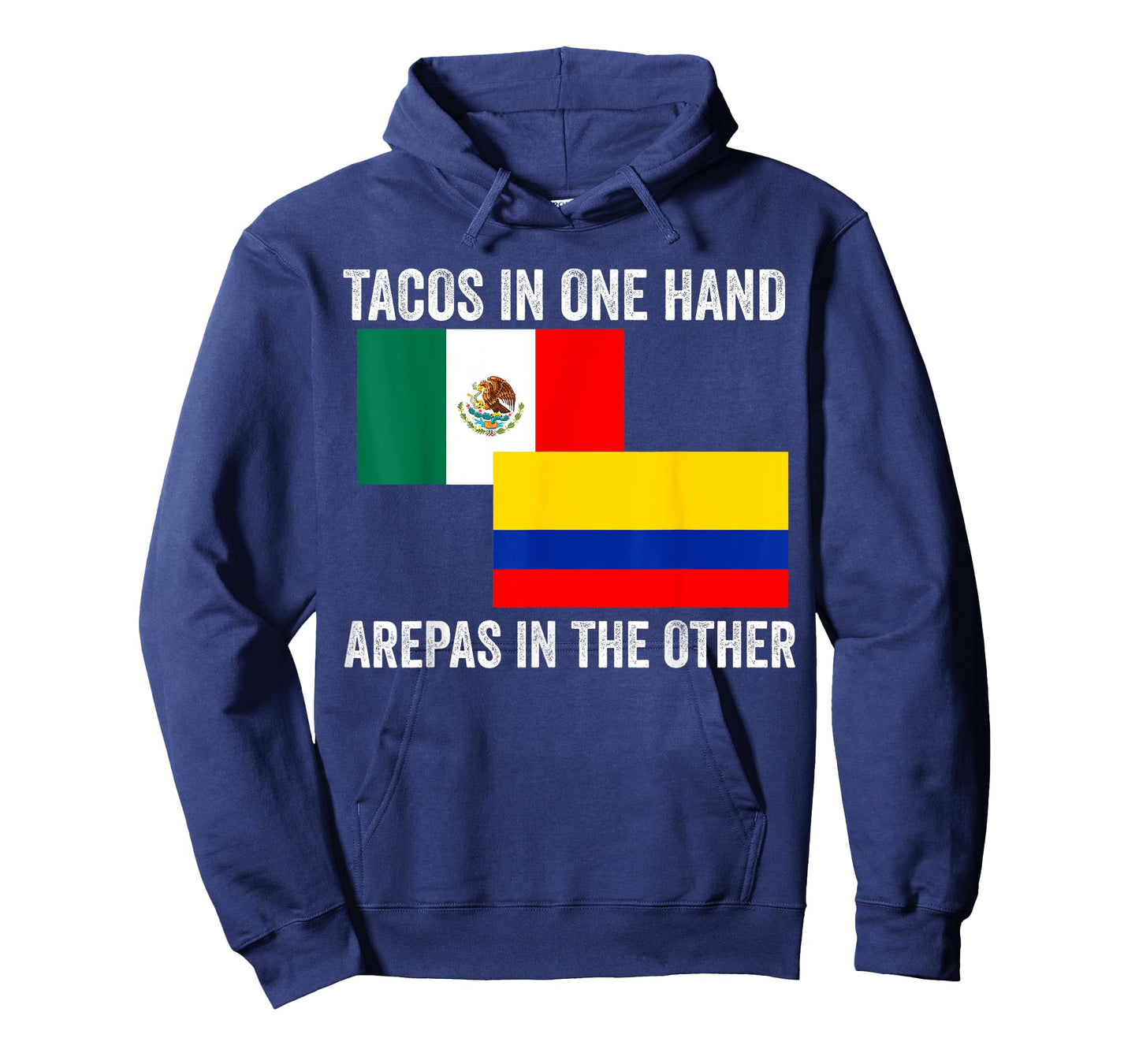 Half Colombian Half Mexican Flag 1/2 Heritage Pride T-Shirt