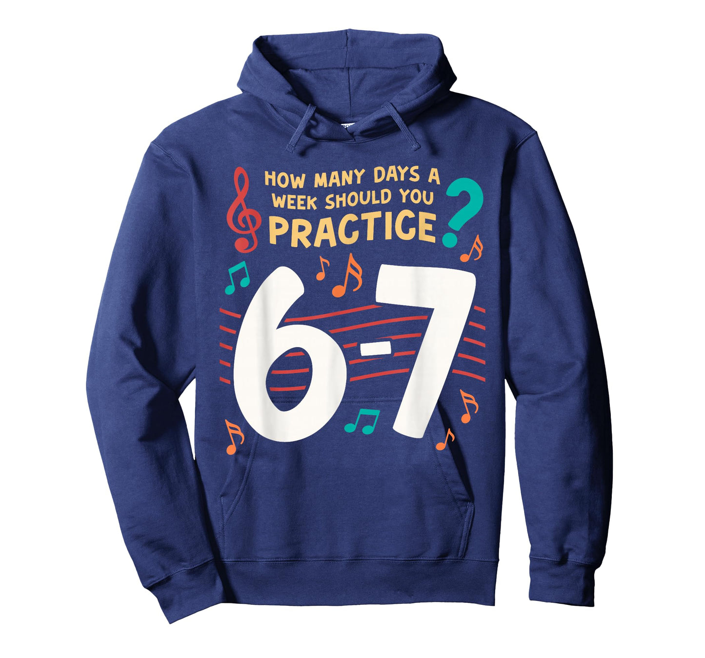 Funny Six Seven 6 7 Meme for Music Teacher T-Shirt