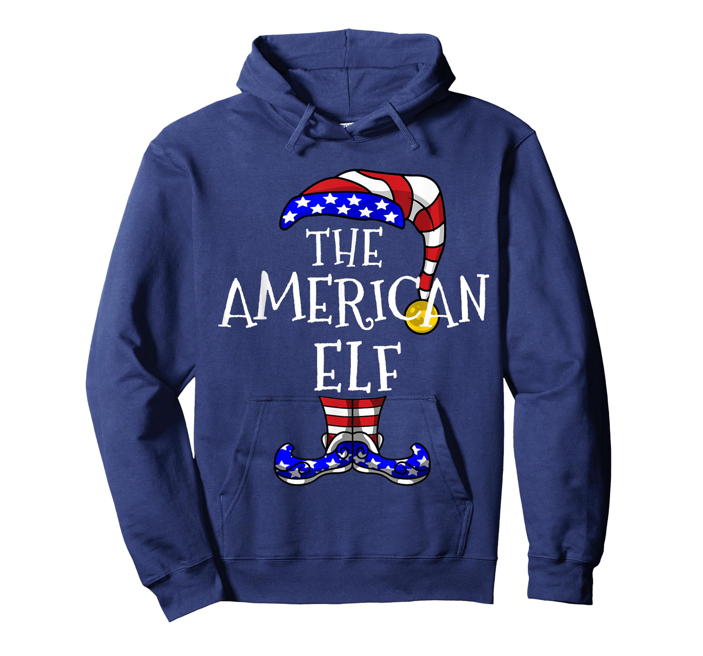 American Elf Family ChristmasMatching Funny USA US T-Shirt