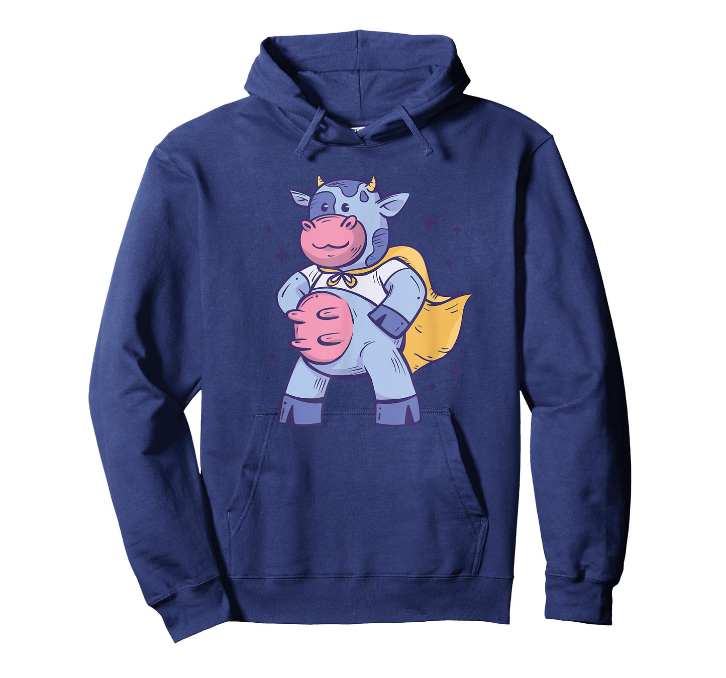 Cow In Superhero Costume Cattle, Cow Farmer T-Shirt
