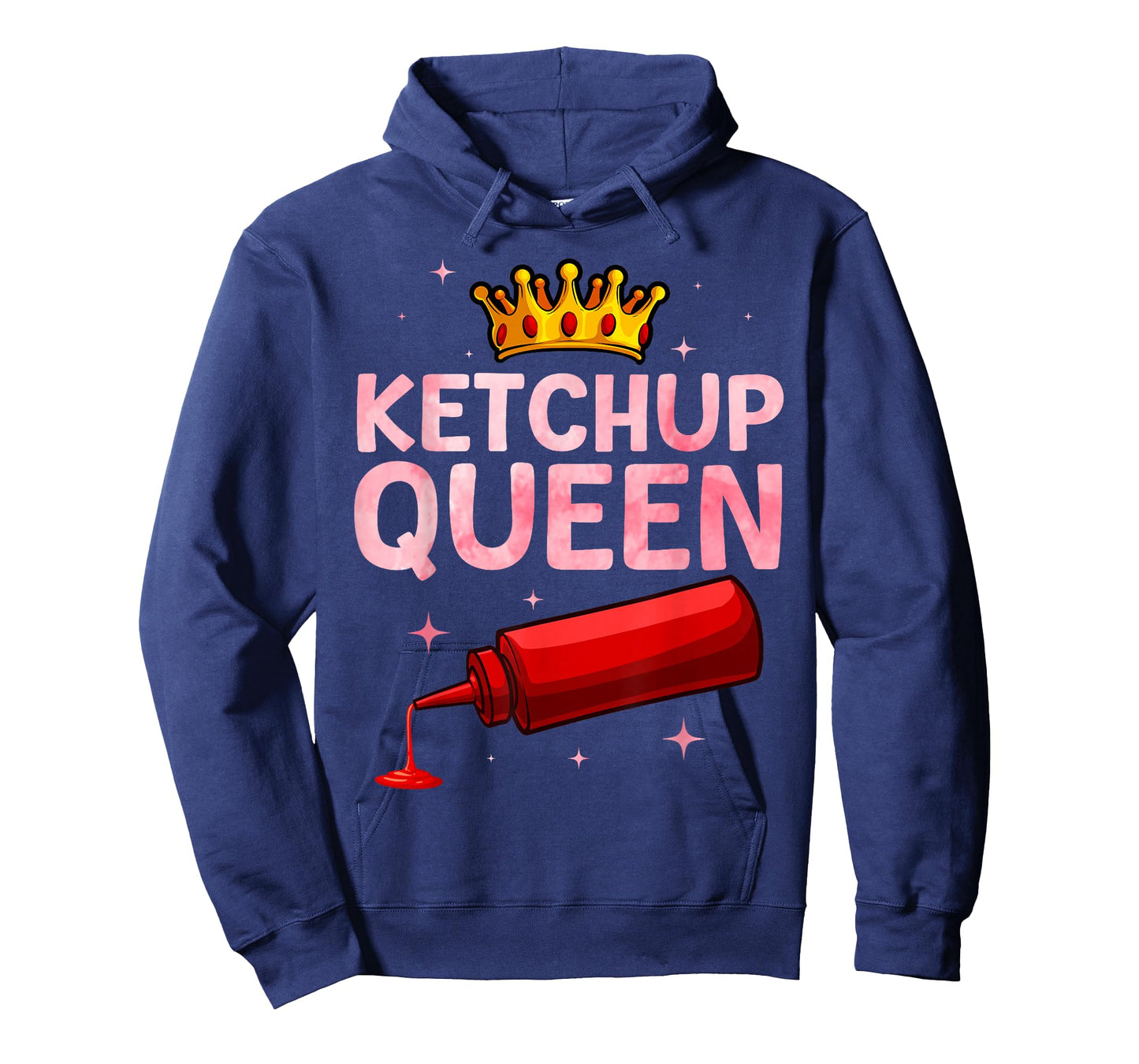 Cool Ketchup Queen Art For Women Girls Tomato Ketchup Lover T-Shirt