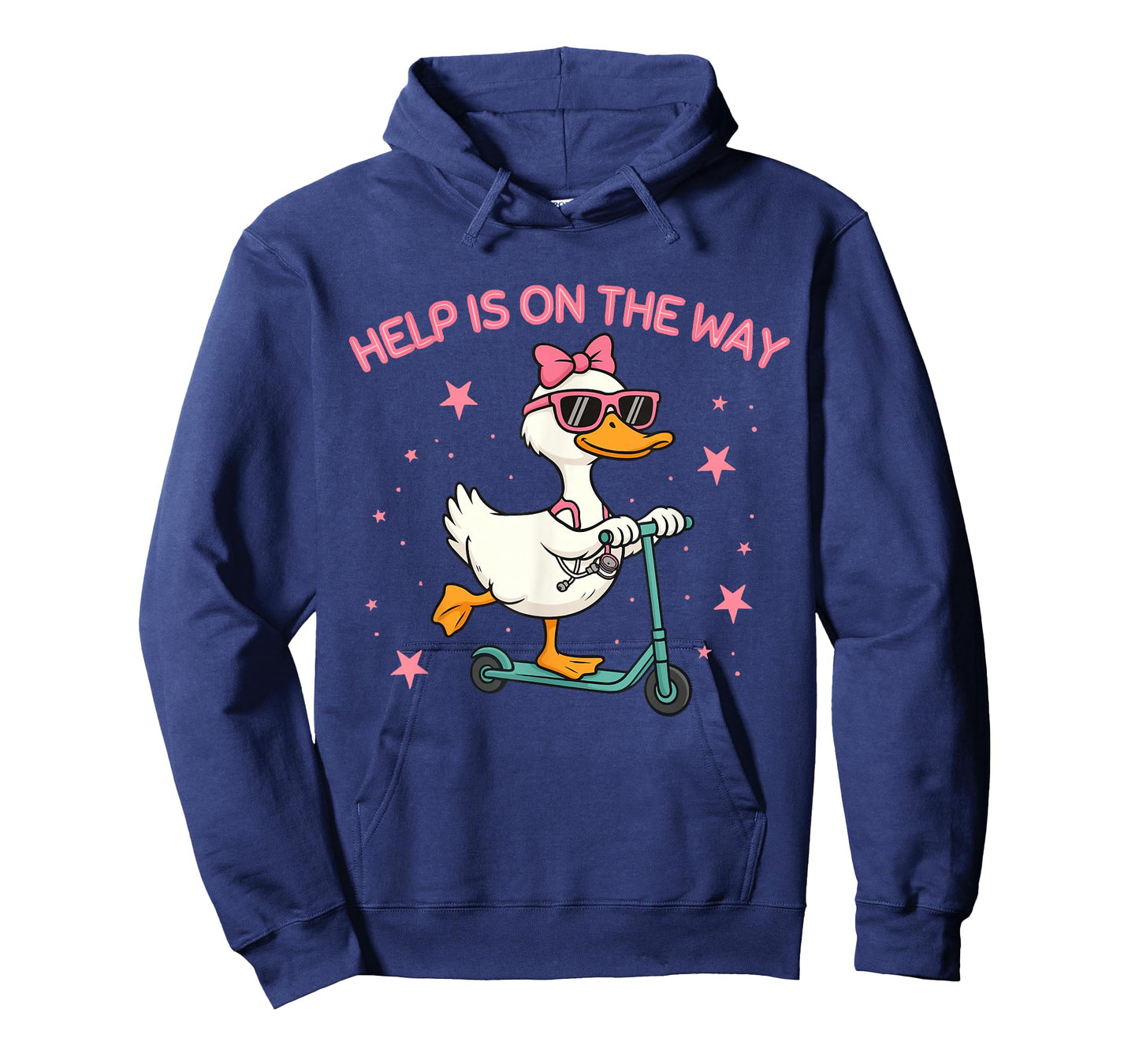 Cute Scooter Goose School Nurse Help is On The Way T-Shirt