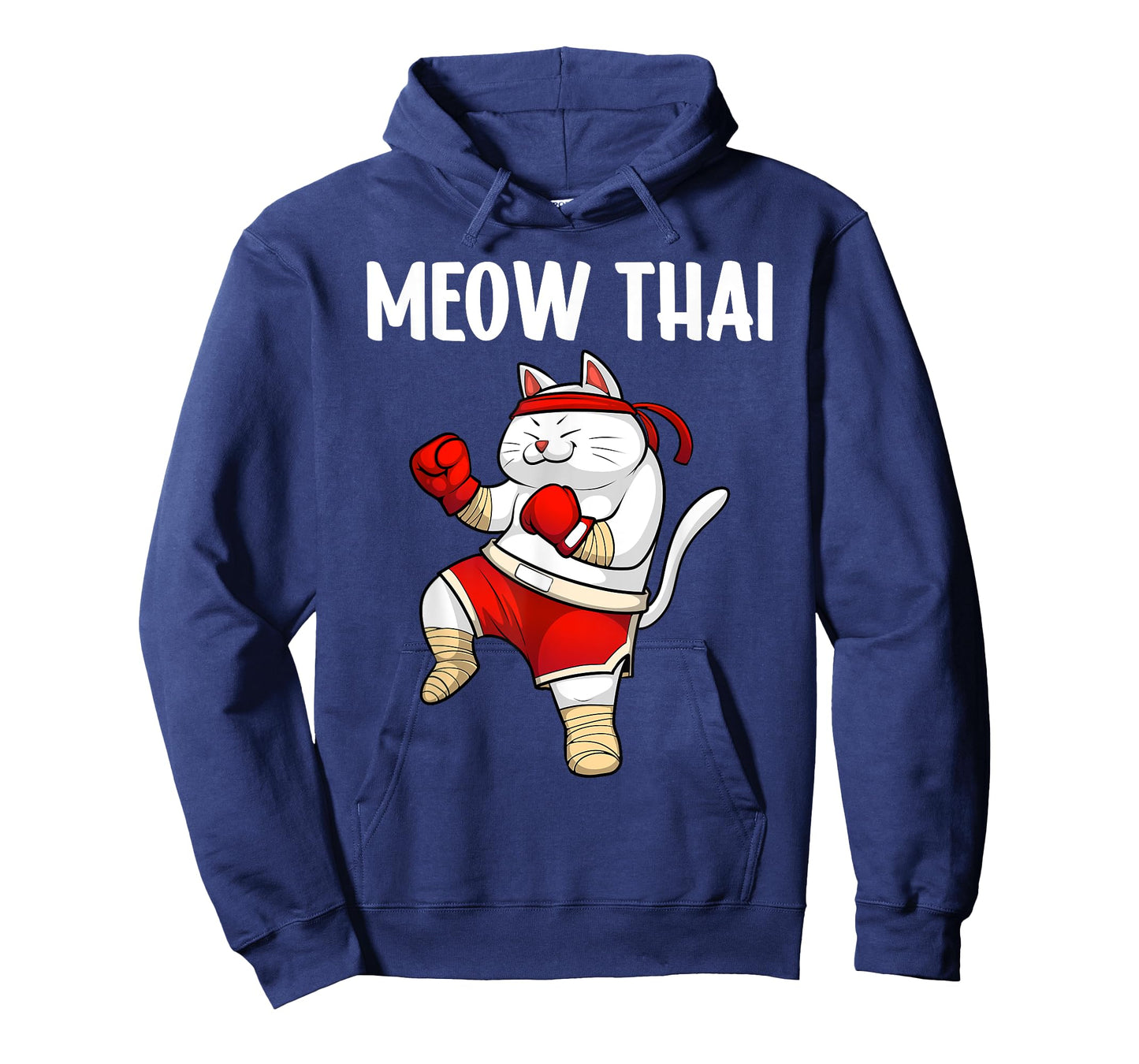 Funny Meow Thai Design For Men Women Muay Thai Boxing Lovers T-Shirt