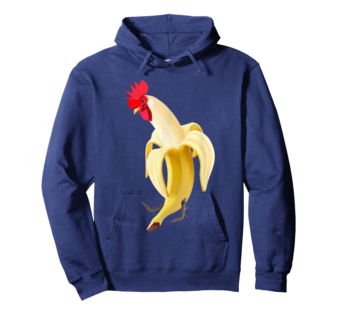 Funny Rooster Cockerel Chicken in Banana T-Shirt