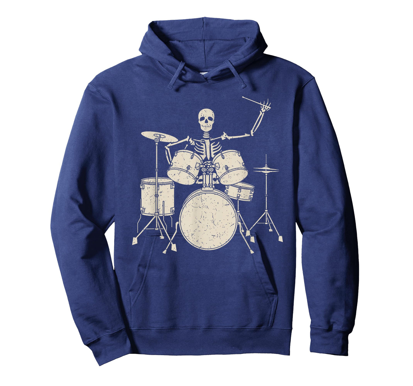 Halloween Skeleton Playing Drum Shirt Cute Funny Drums Gift T-Shirt