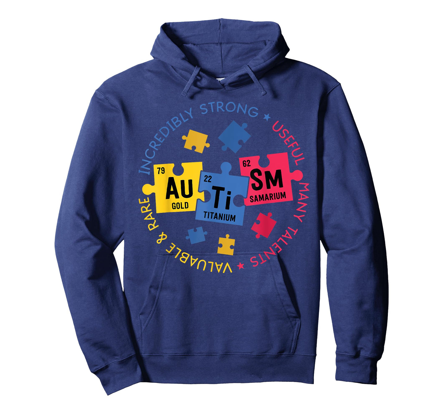 Autism Awareness Shirt Periodic Puzzle Science Teacher Gift Men Women Kids T-Shirt