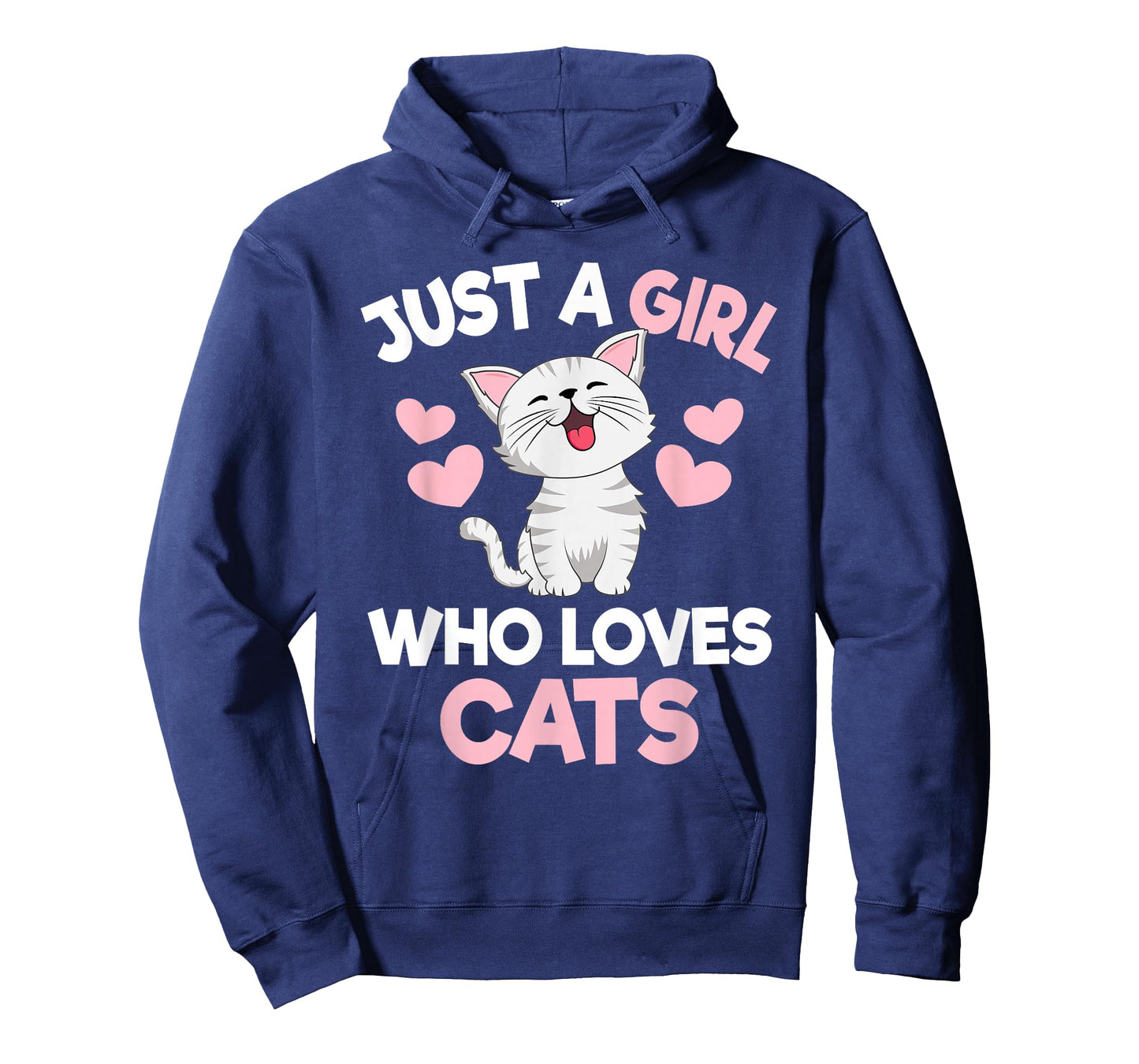 Just A Girl Who Loves Cats Cute Cat Lover Girls Kids T-Shirt