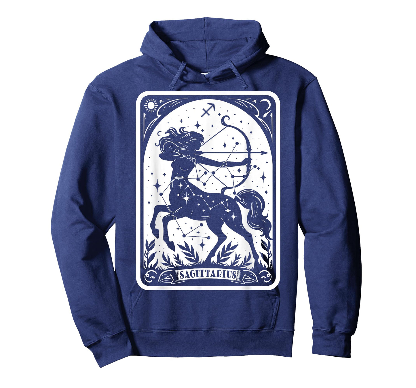 Sagittarius Zodiac Centaur Astrology Sign Vintage Tarot Card T-Shirt