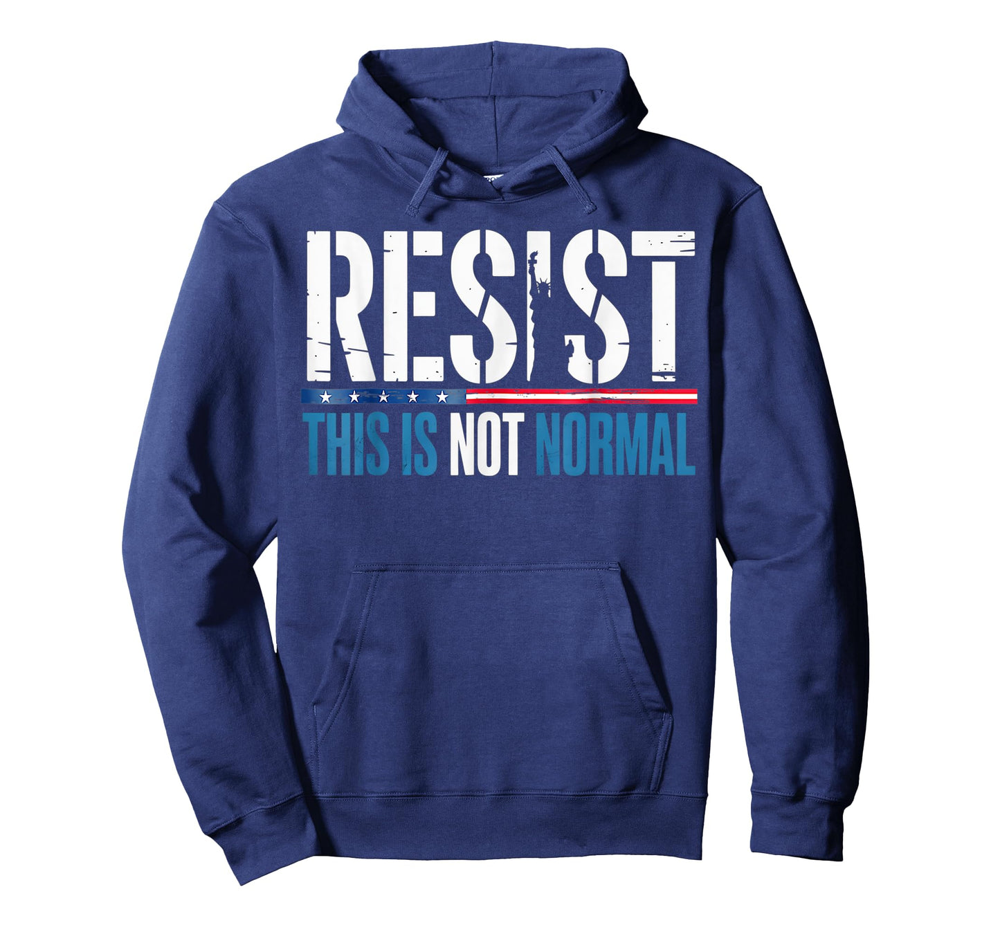 Resist Liberal Women Men This is not Normal Democrat US Flag T-Shirt