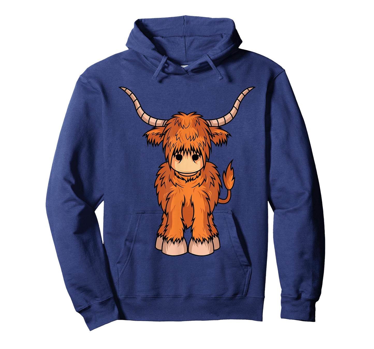Cute Hairy Scottish Breed Highland Cow Farmer Animal Lover T-Shirt
