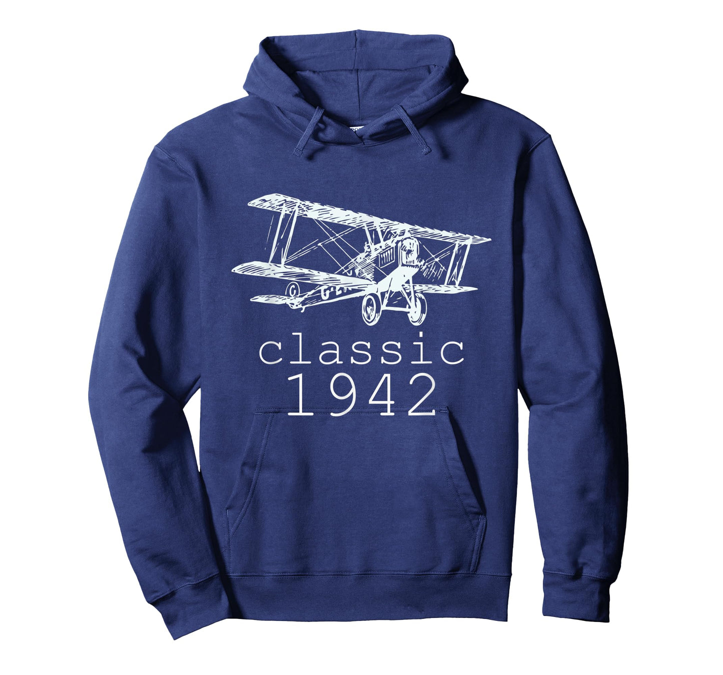 Classic 1942 Vintage Biplane Aviation 80th Birthday Shirt T-Shirt