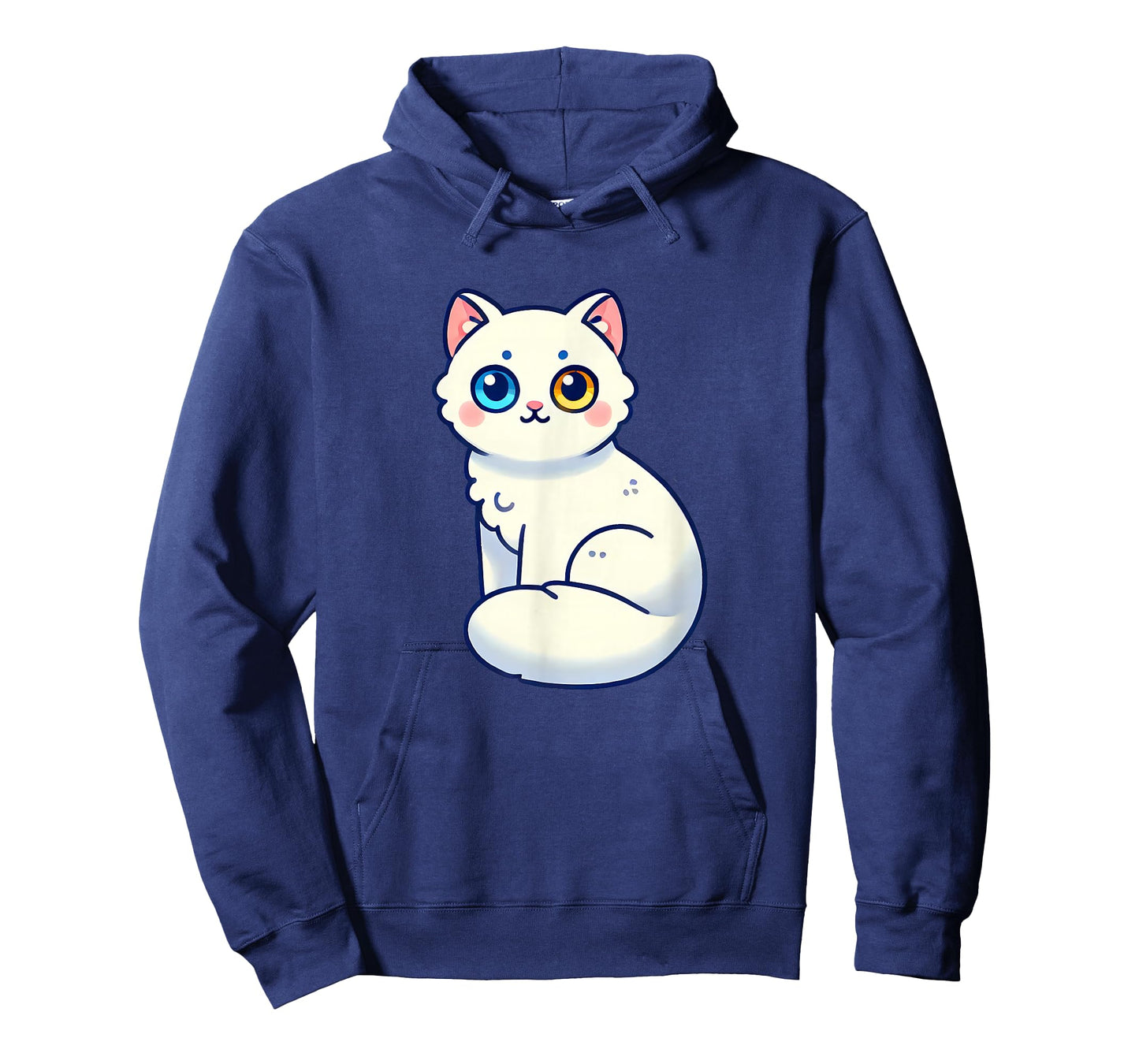 Cat With Heterochromia Cute Cat Lover Men Women Kids T-Shirt